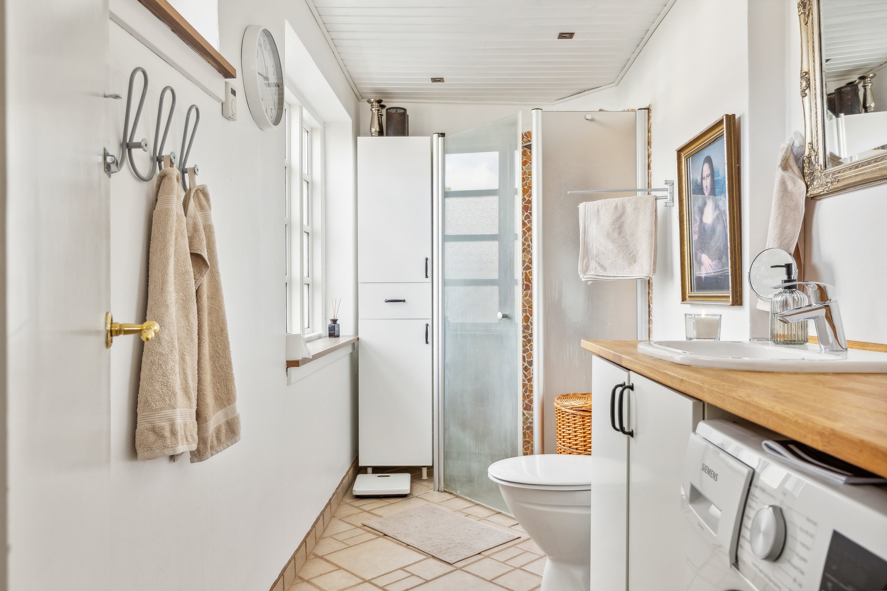 Fremhævet badeværelse billede i fuldskærmstilstand. Billede af Vallekildevej 20, 4534 Hørve