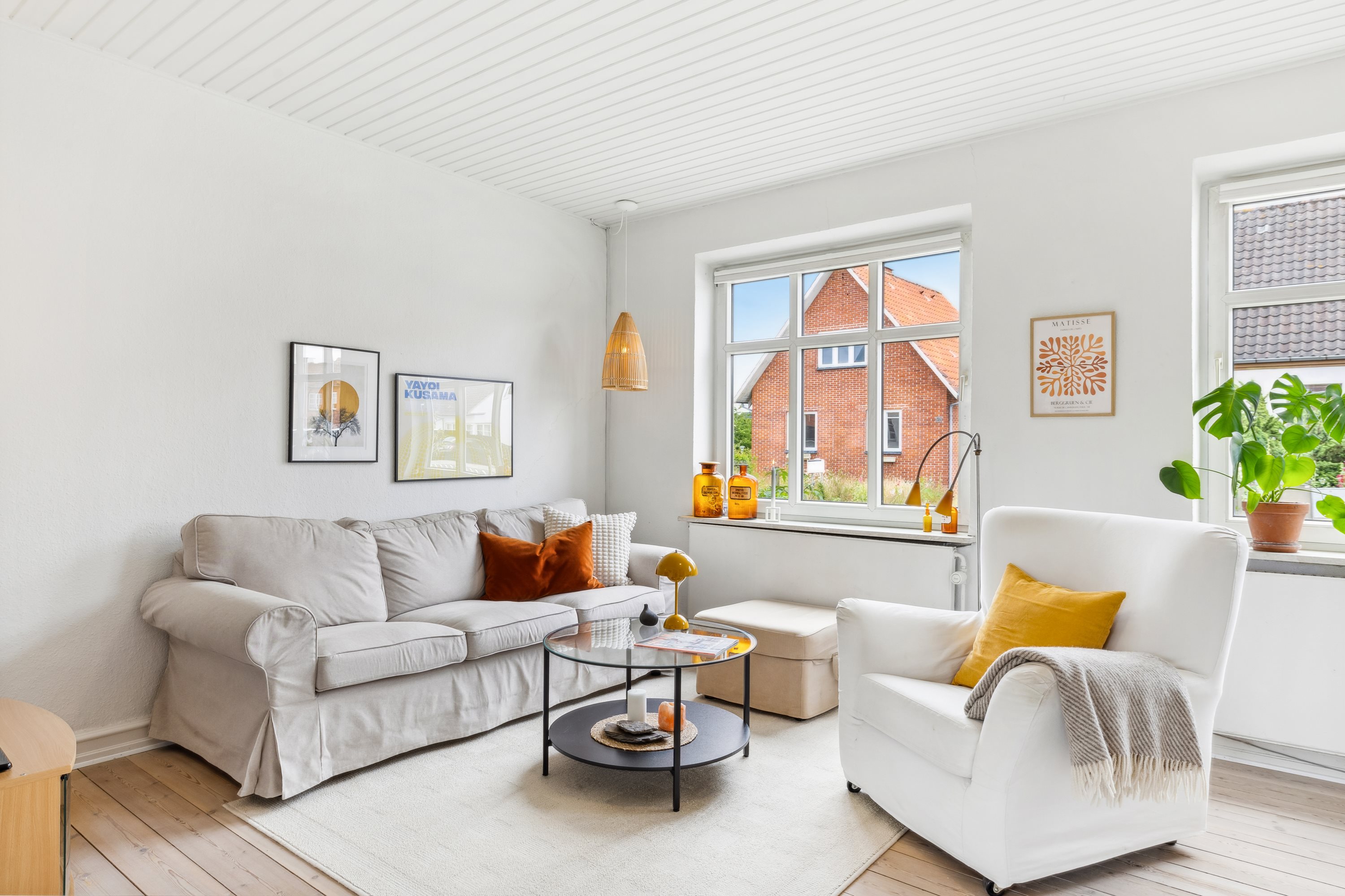 Fremhævet stue billede i fuldskærmstilstand. Billede af Odensevej 41, 5600 Faaborg