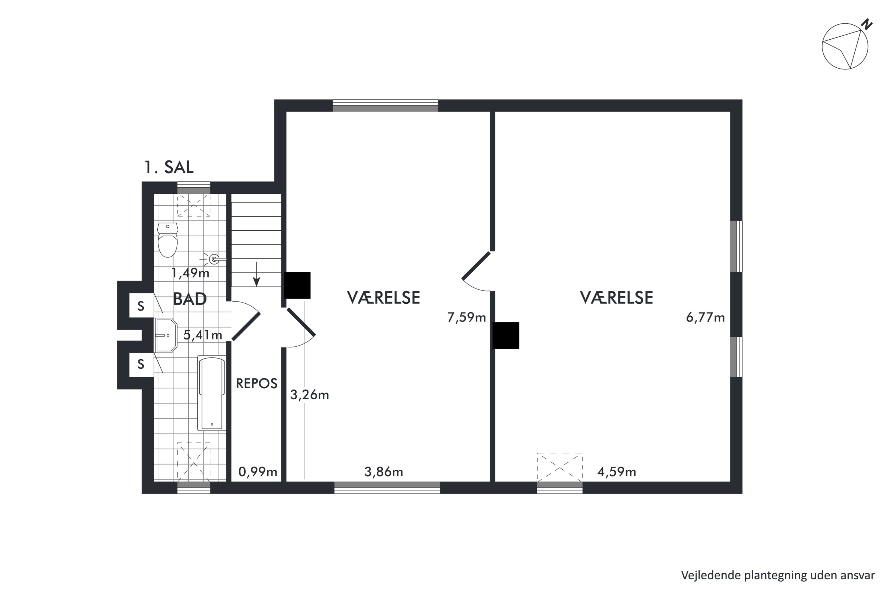 Plantegninger billede af Boestoftevej 73, Boestofte, 4660 Store Heddinge