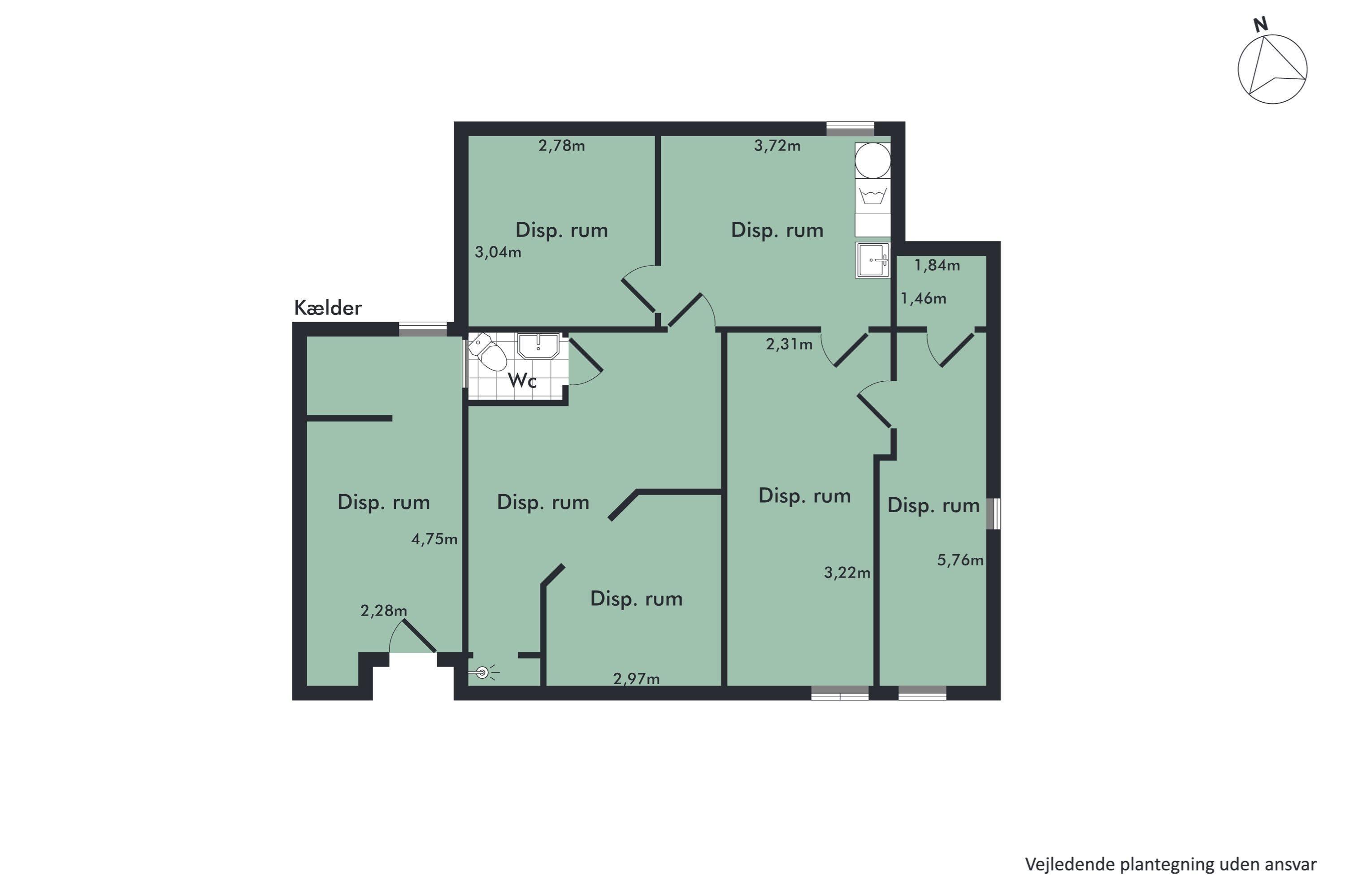 Plantegninger billede af Hvitfeltsgade 13, 7800 Skive