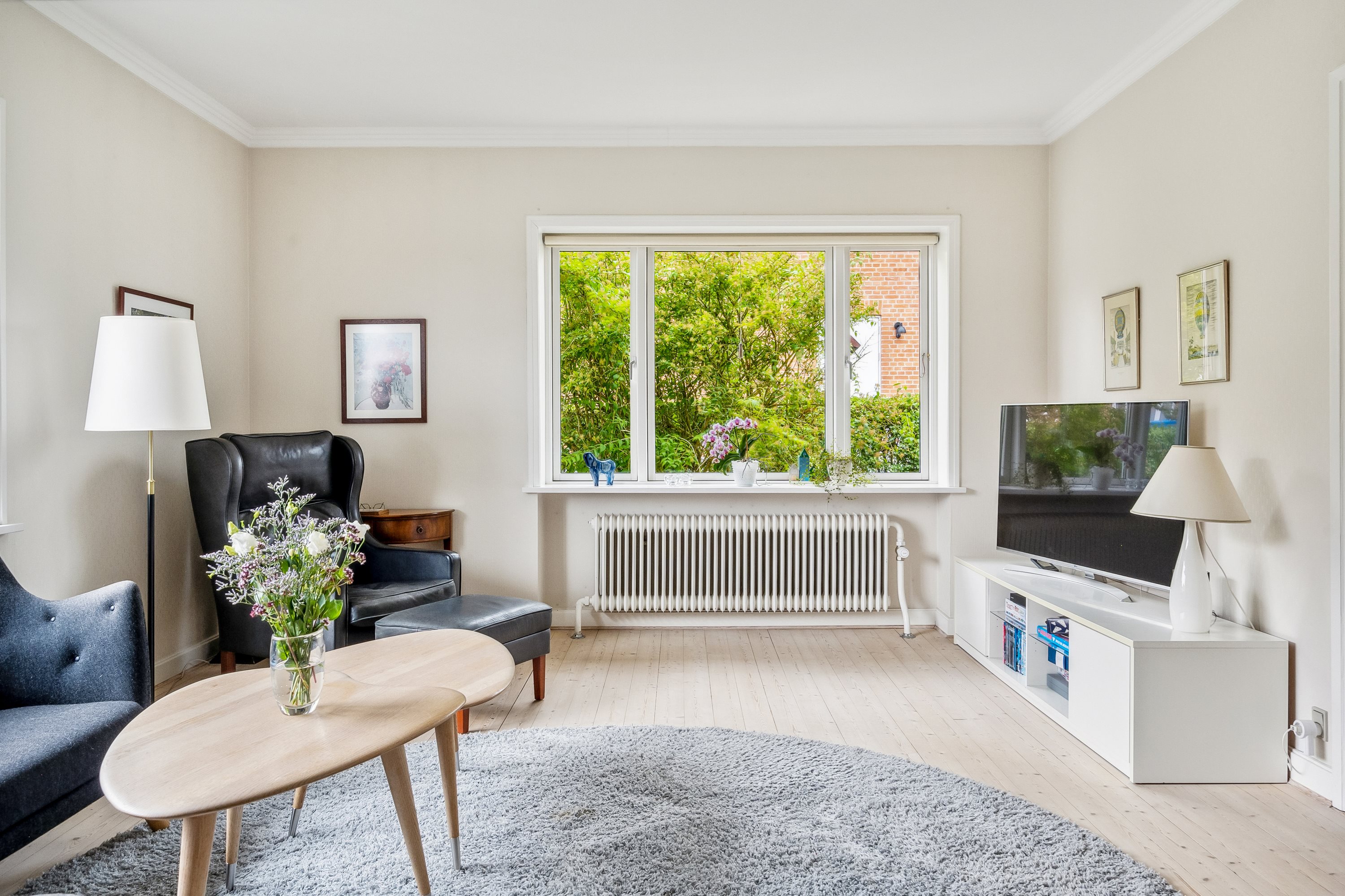 Fremhævet stue billede i fuldskærmstilstand. Billede af Hvitfeltsgade 13, 7800 Skive