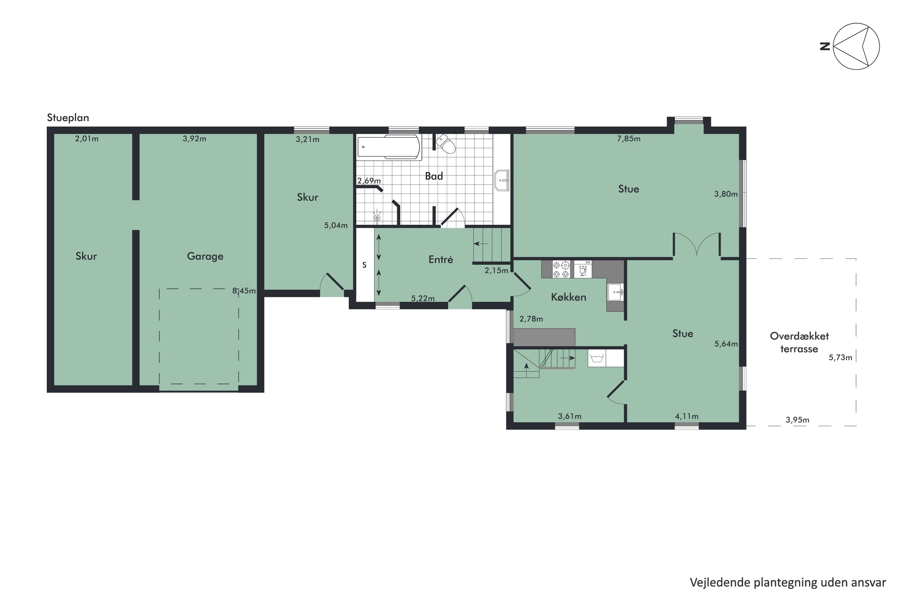 Plantegninger billede af Grinderslevvej 2, Grinderslev, 7870 Roslev