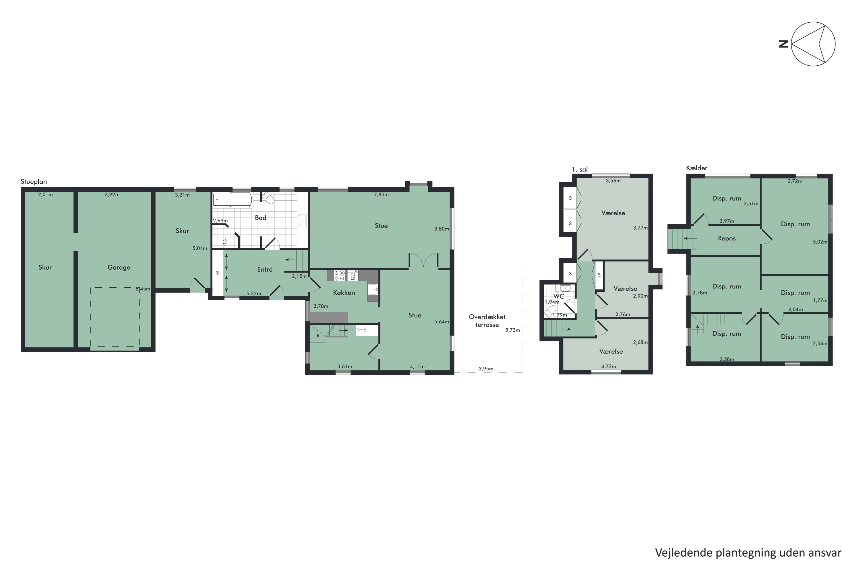 Plantegninger billede af Grinderslevvej 2, Grinderslev, 7870 Roslev