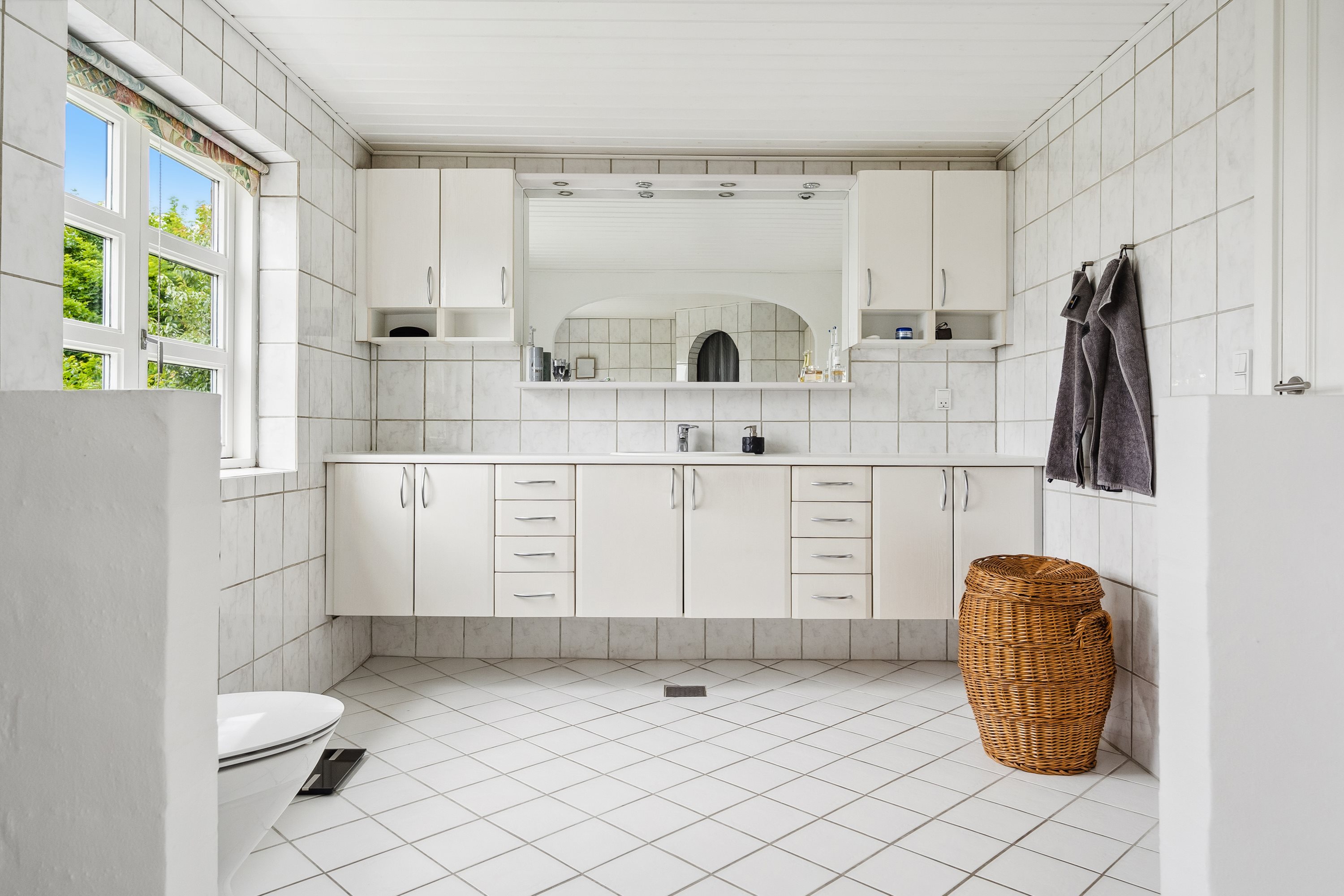 Fremhævet badeværelse billede i fuldskærmstilstand. Billede af Grinderslevvej 2, Grinderslev, 7870 Roslev