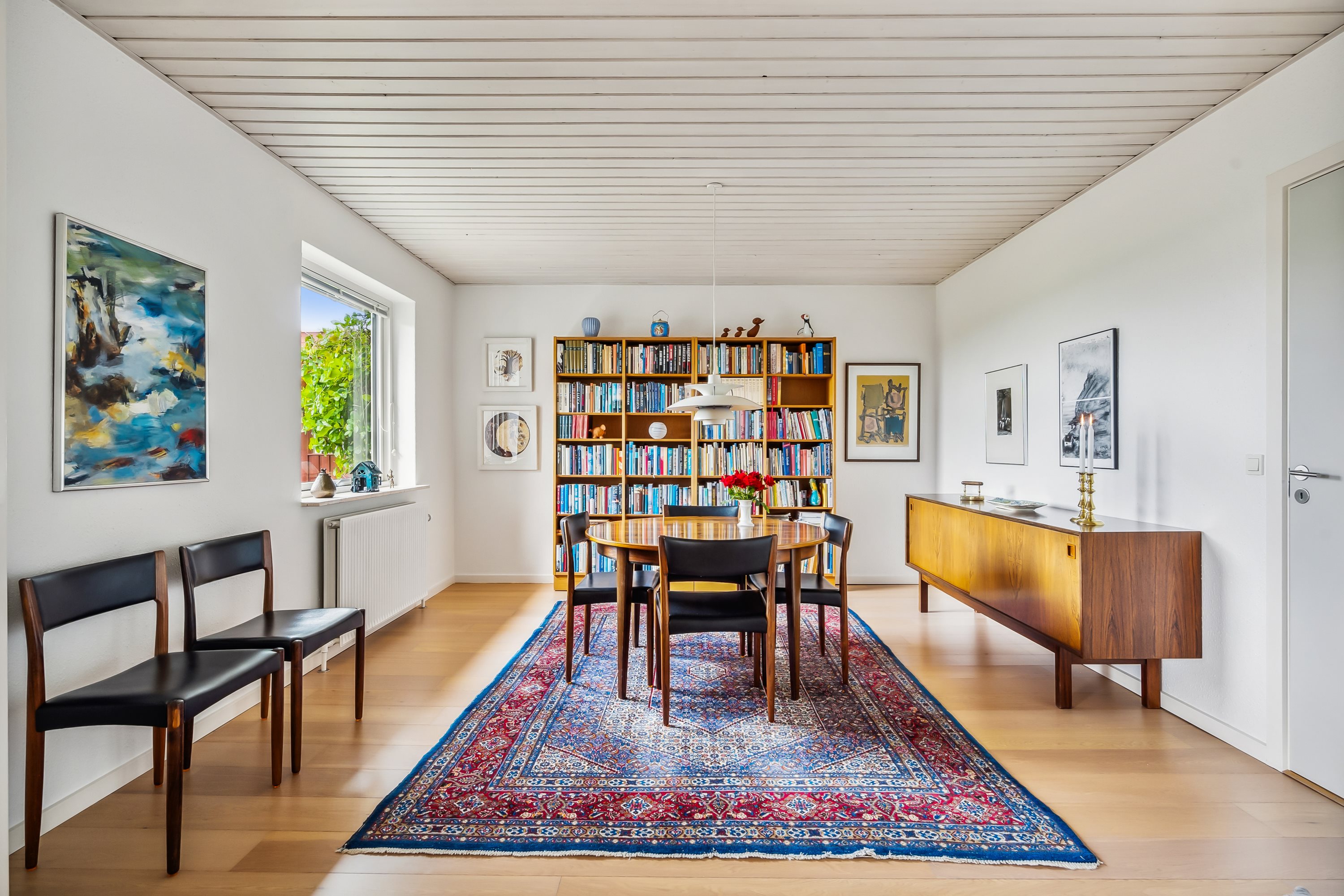 Fremhævet stue billede i fuldskærmstilstand. Billede af Fårtoftvej 4, Solbjerg, 7950 Erslev