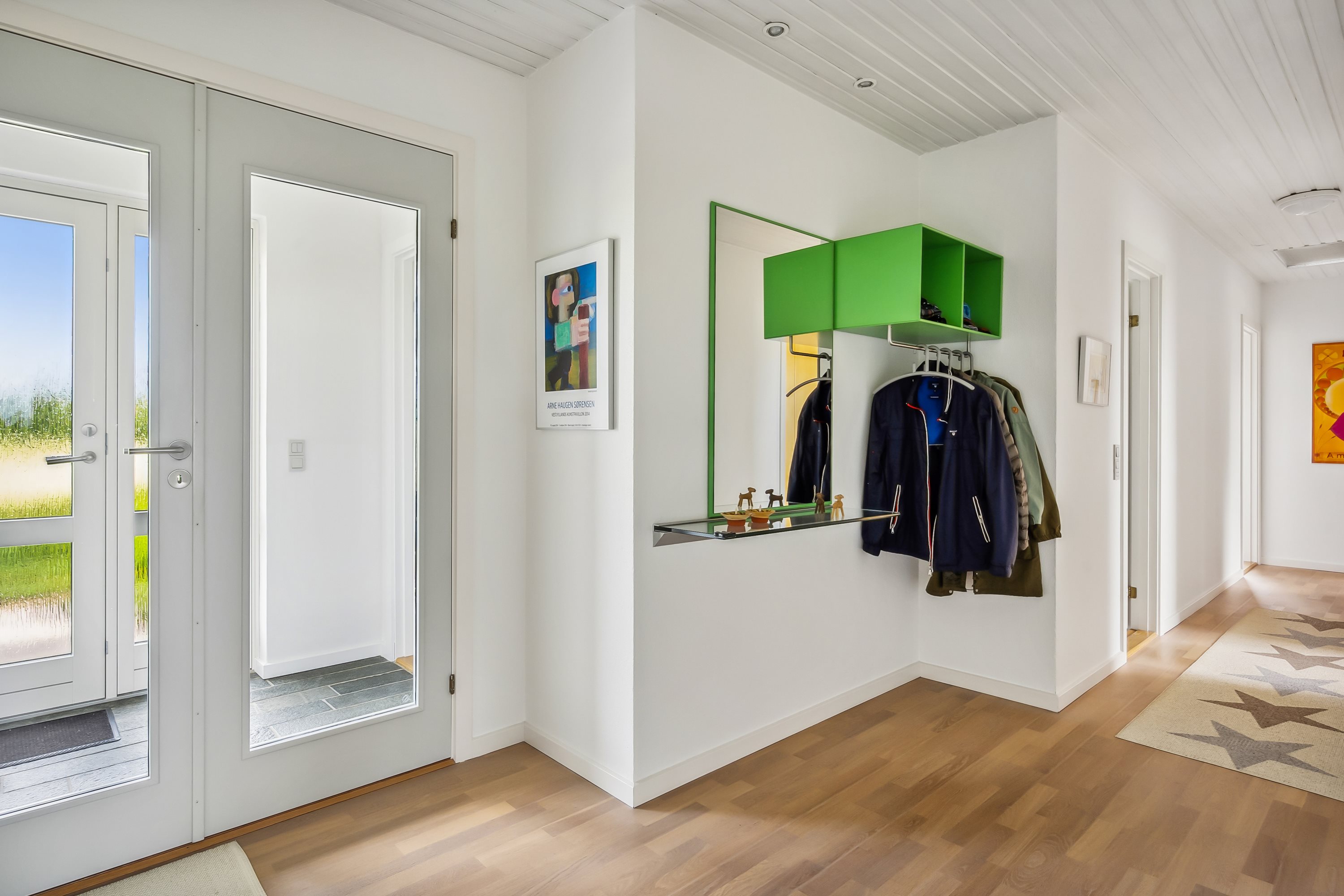 Fremhævet gang billede i fuldskærmstilstand. Billede af Fårtoftvej 4, Solbjerg, 7950 Erslev