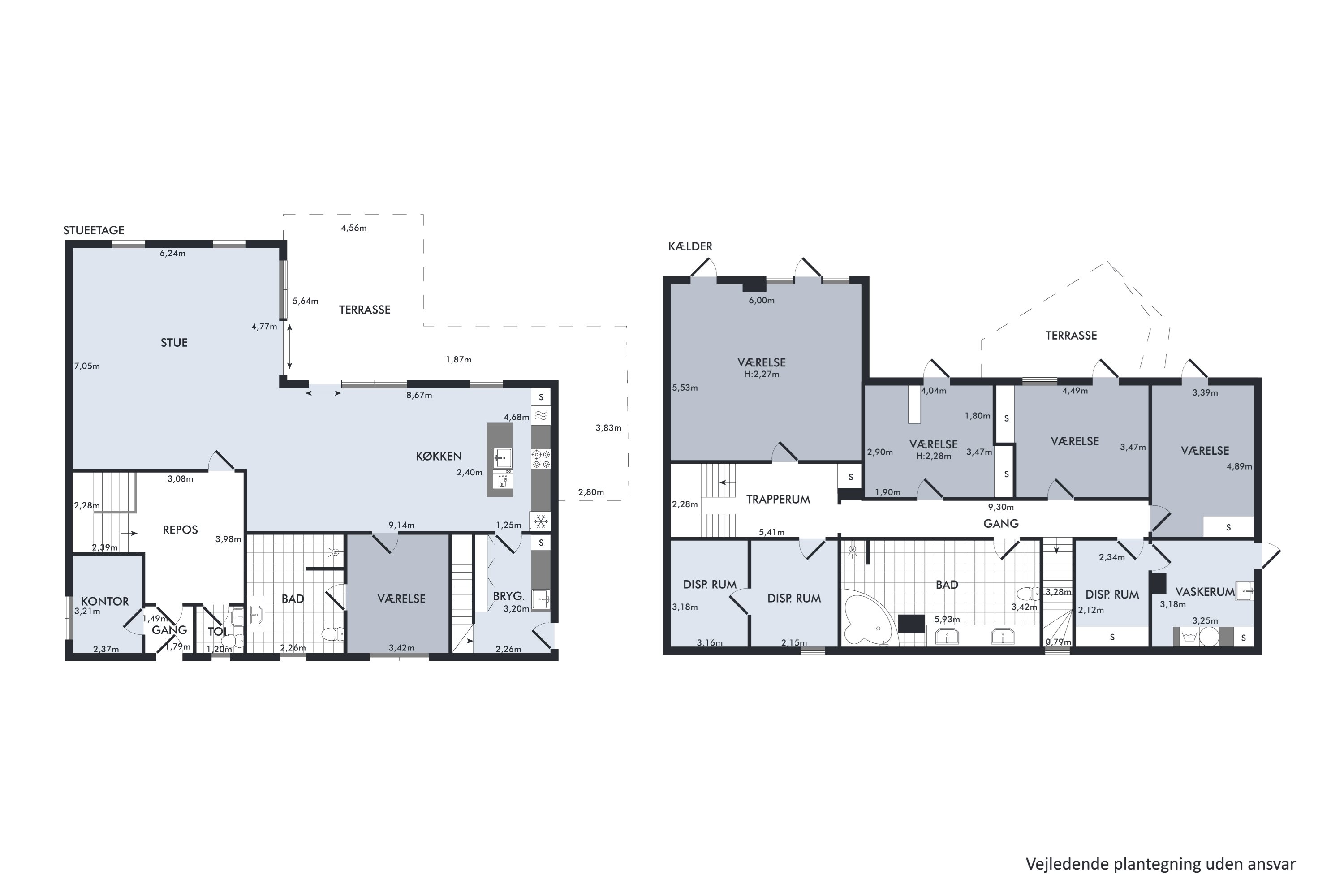 Plantegninger billede af Granvænget 11, 8920 Randers NV