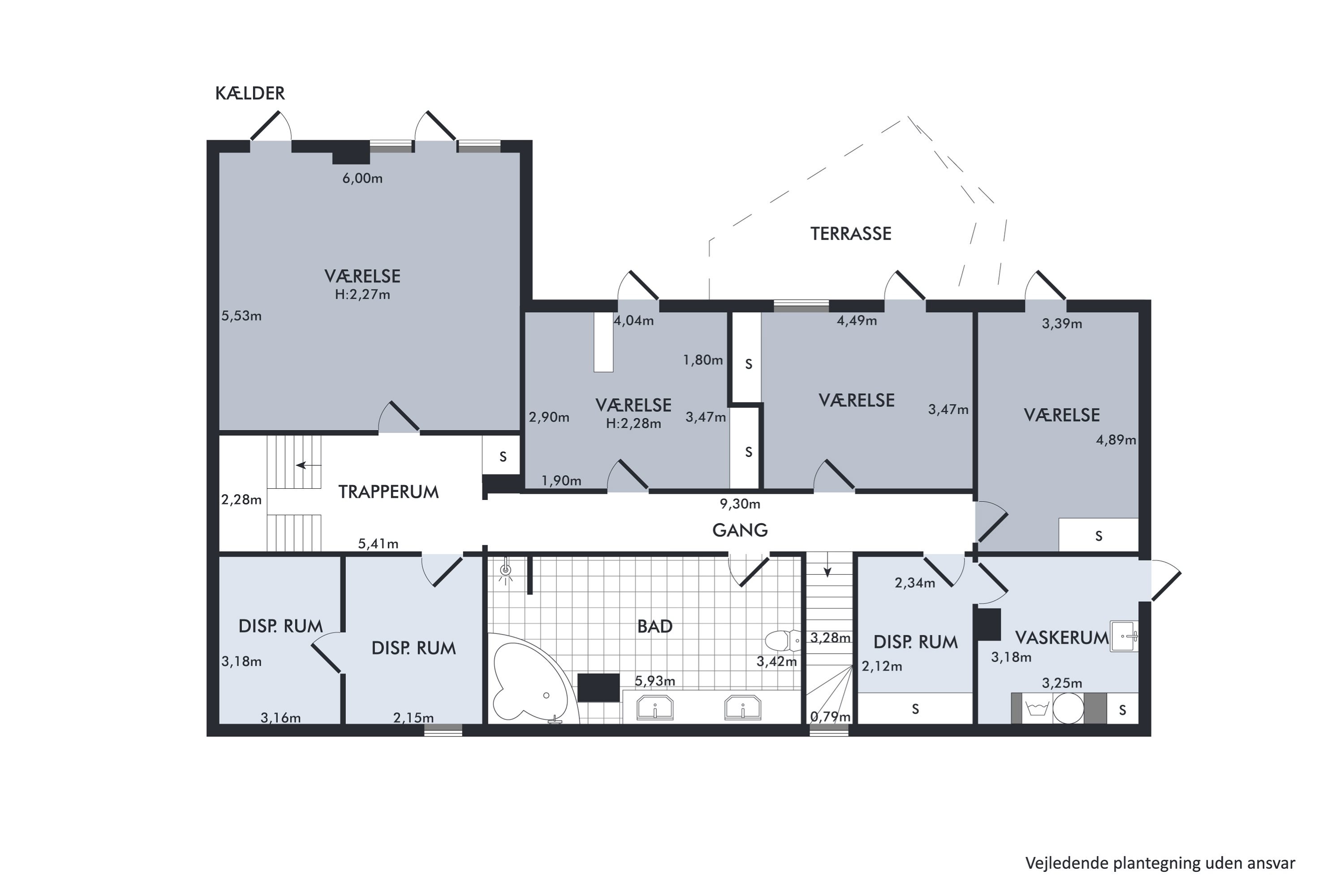 Plantegninger billede af Granvænget 11, 8920 Randers NV
