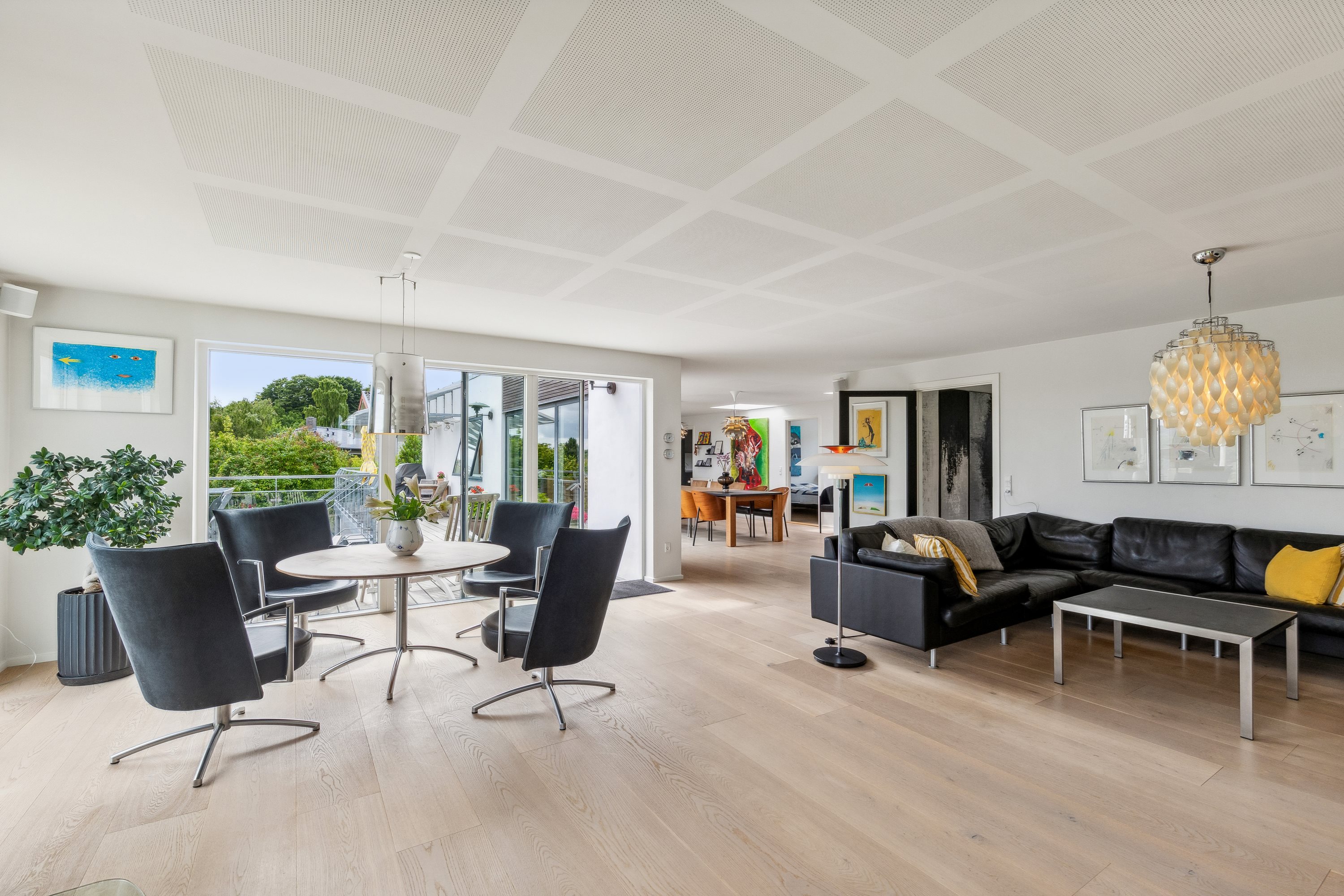 Fremhævet stue billede i fuldskærmstilstand. Billede af Granvænget 11, 8920 Randers NV