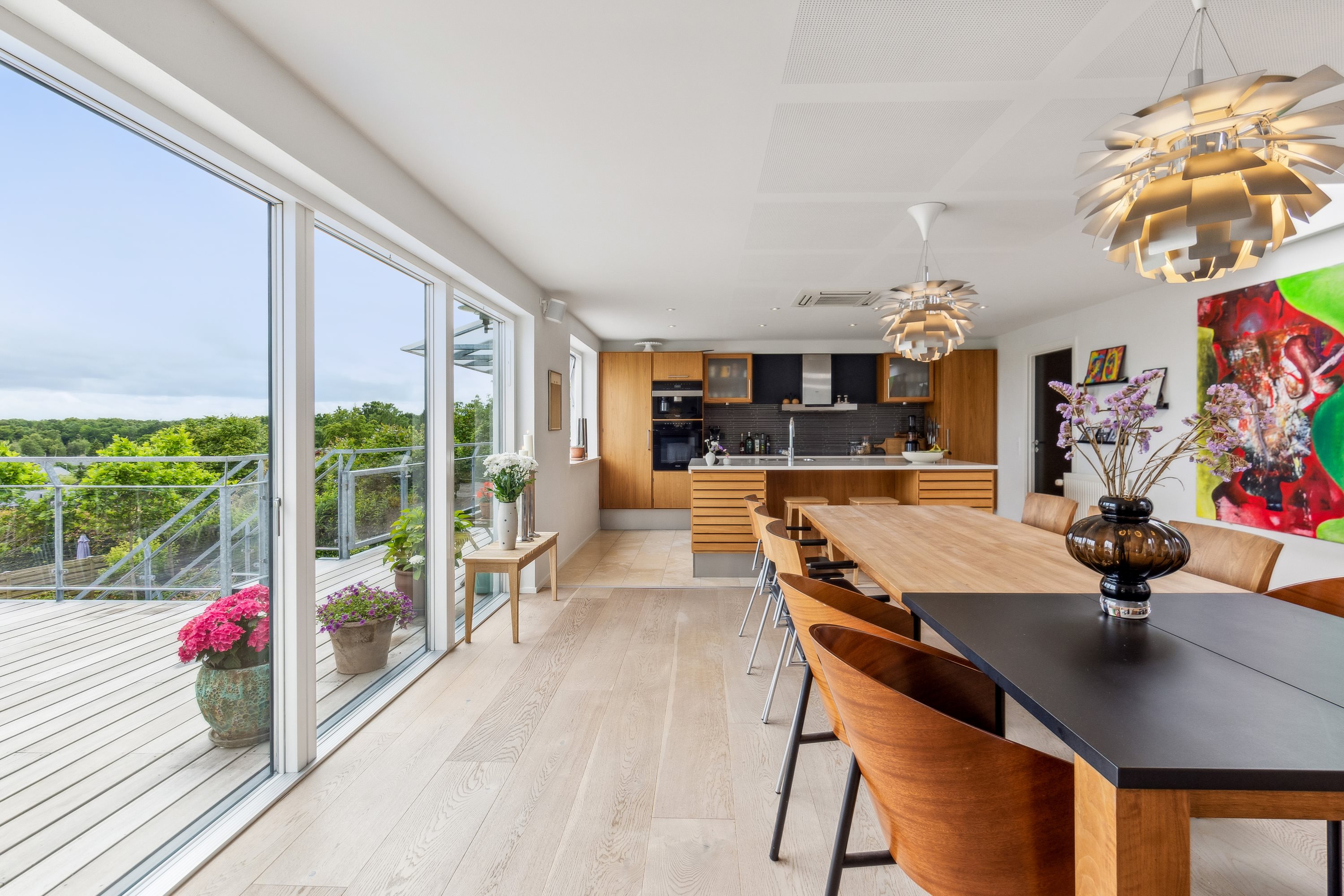 Fremhævet stue billede i fuldskærmstilstand. Billede af Granvænget 11, 8920 Randers NV