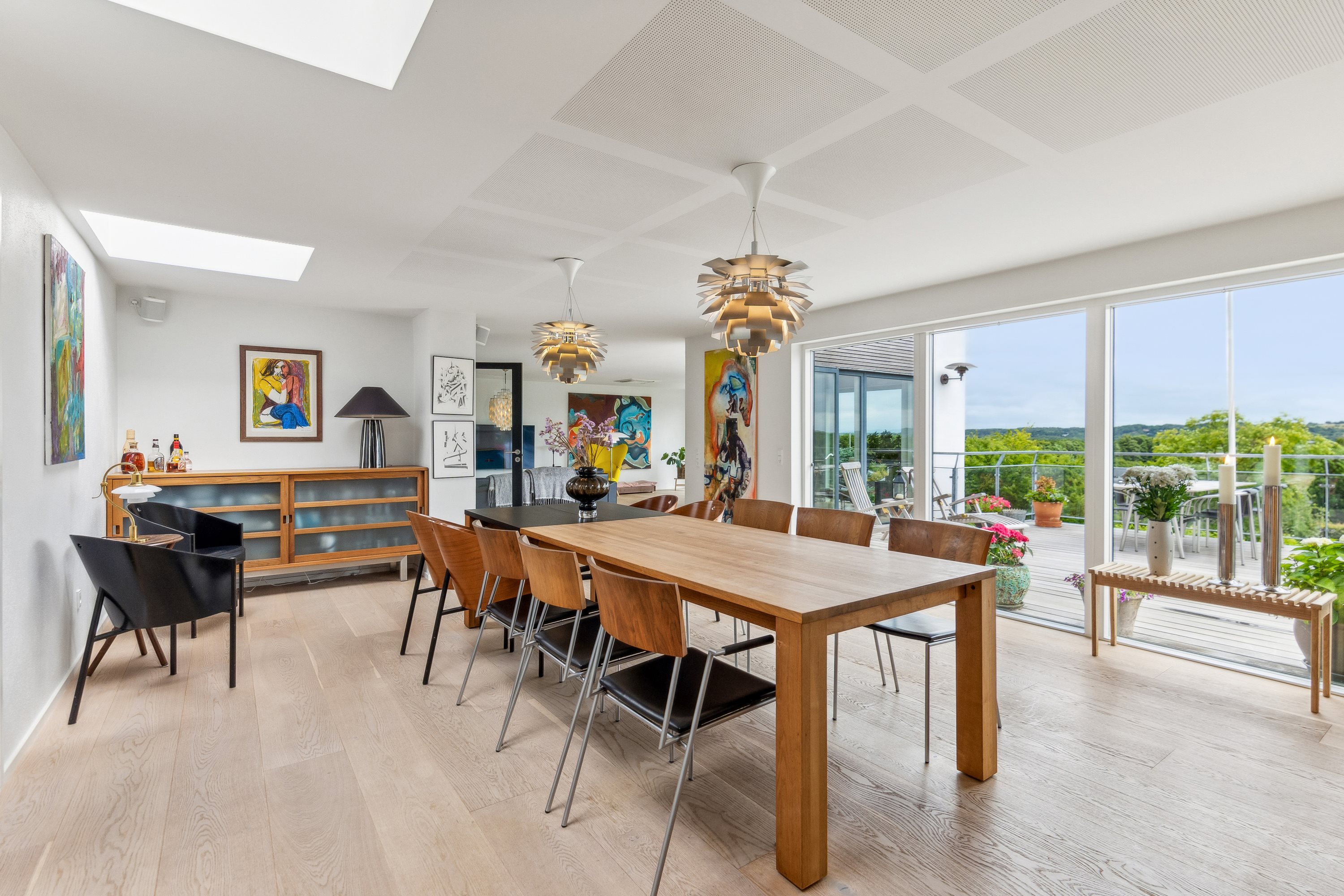 Fremhævet stue billede i fuldskærmstilstand. Billede af Granvænget 11, 8920 Randers NV