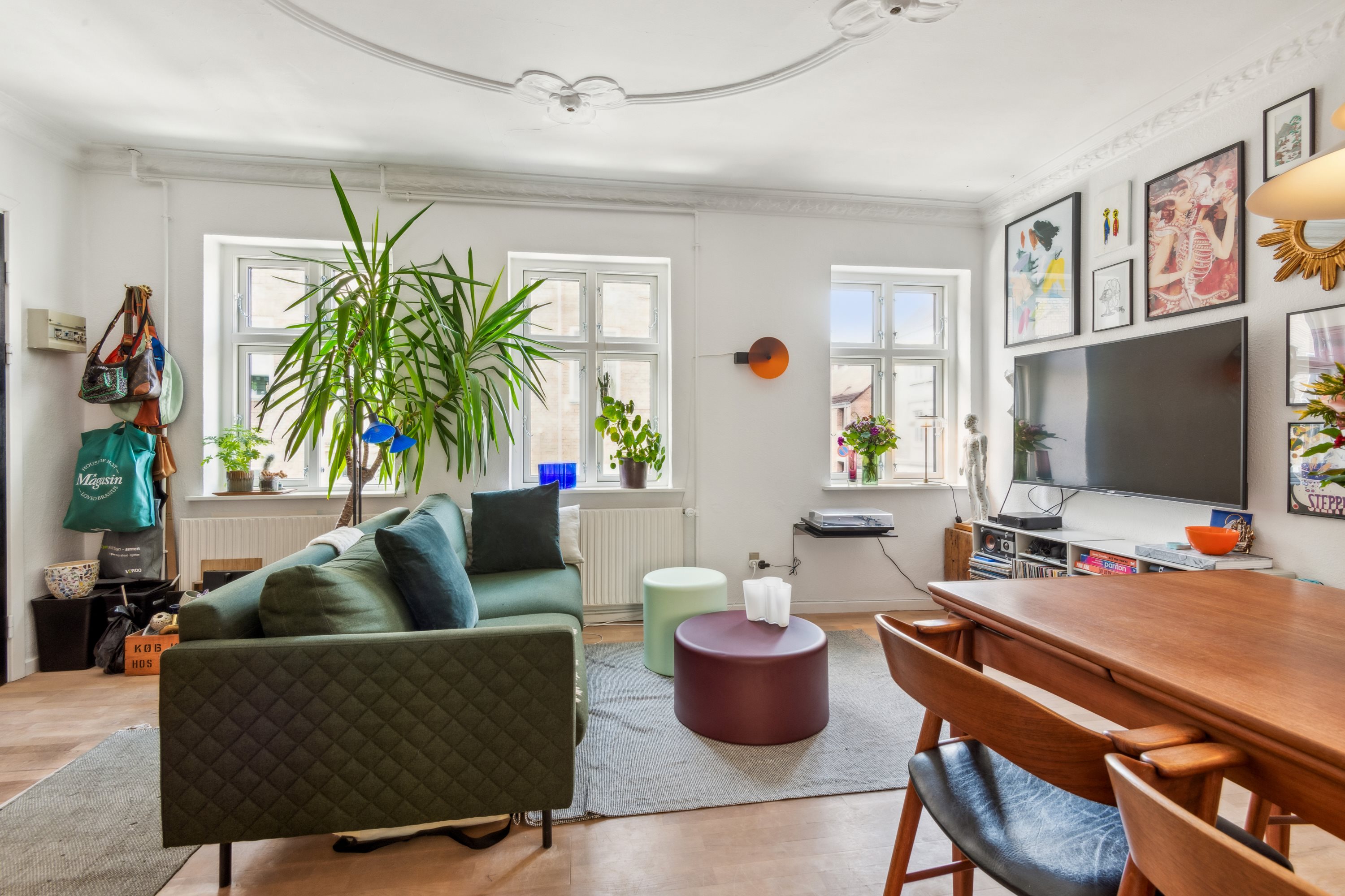 Miniaturebillede 1: stue. Billede af Kayerødsgade 9, 1. th., 9000 Aalborg