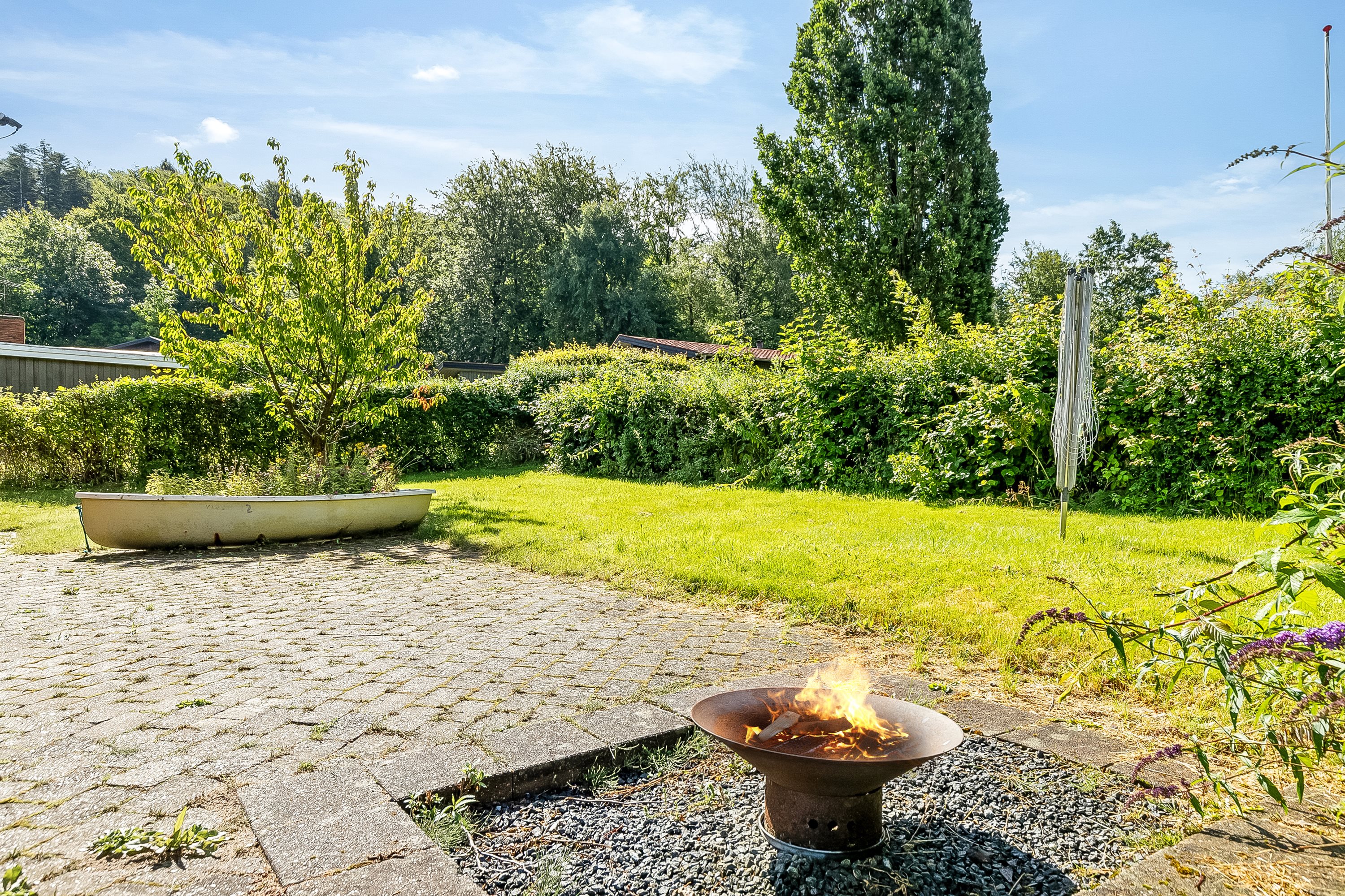 Fremhævet have billede i fuldskærmstilstand. Billede af Vigen 42, Andkær Vig, 7080 Børkop