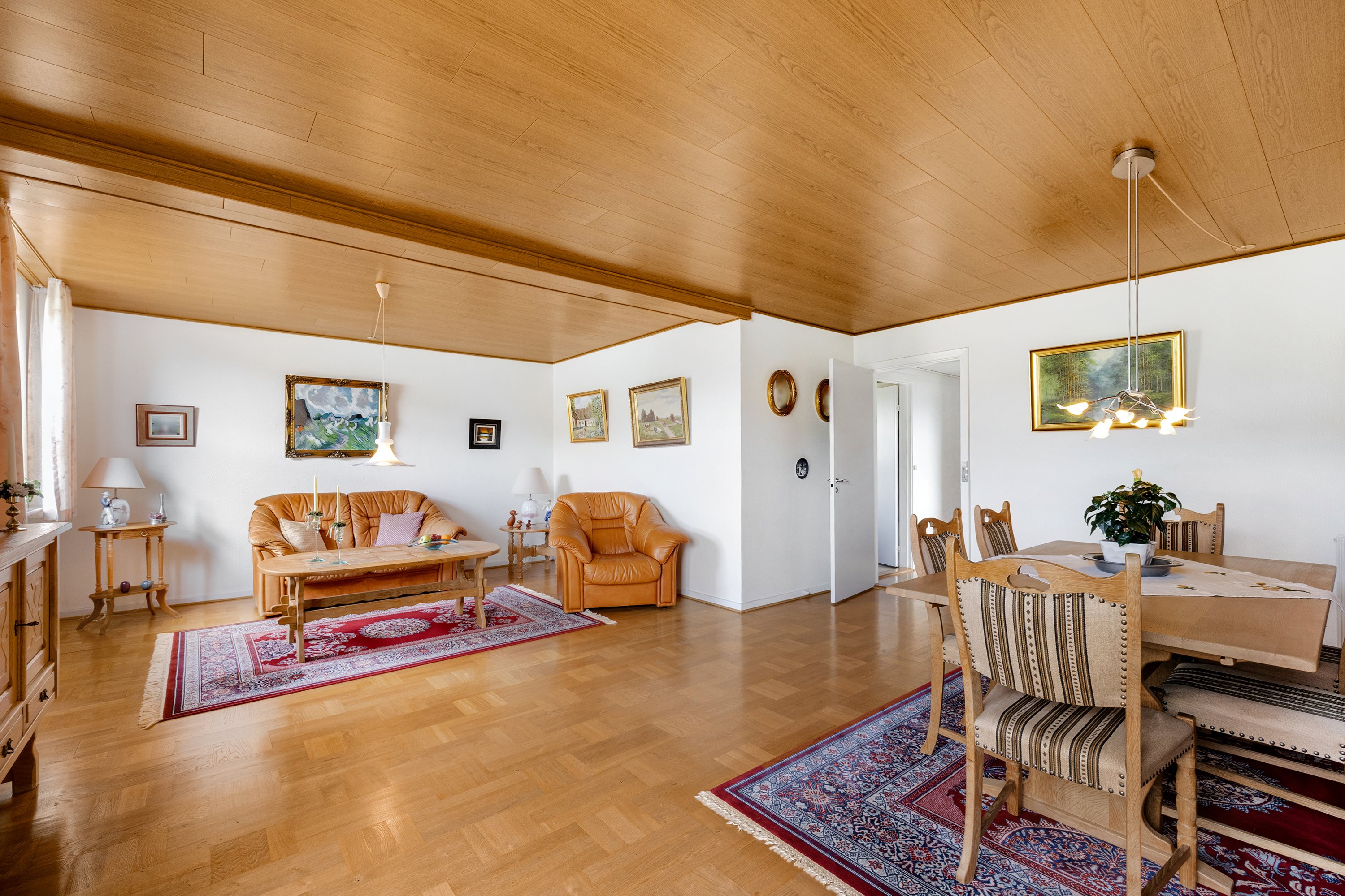 Fremhævet stue billede i fuldskærmstilstand. Billede af Rugvænget 25, Mejlby, 8981 Spentrup