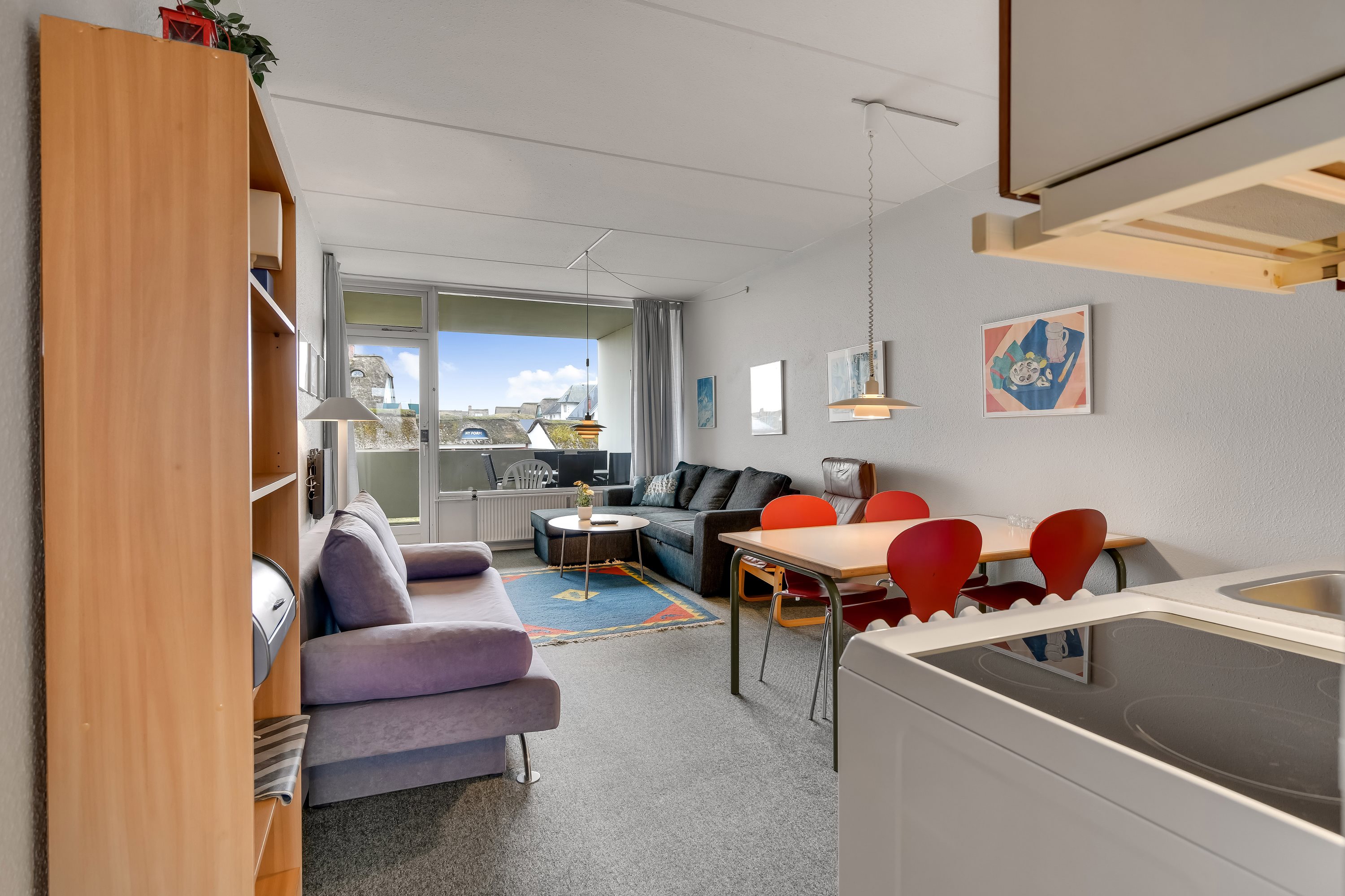 Fremhævet stue billede i fuldskærmstilstand. Billede af Strandvejen 61C, st.. 112., Fanø Bad, 6720 Fanø