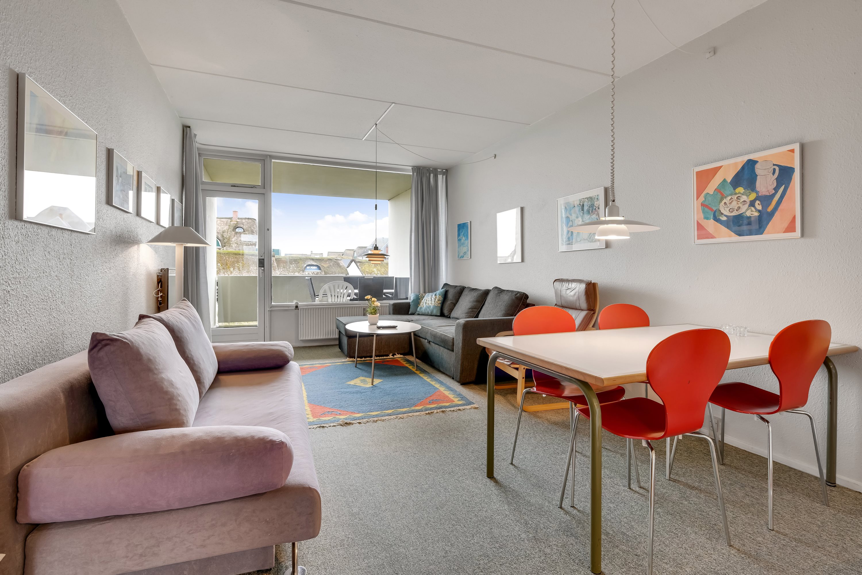 Fremhævet stue billede i fuldskærmstilstand. Billede af Strandvejen 61C, st.. 112., Fanø Bad, 6720 Fanø