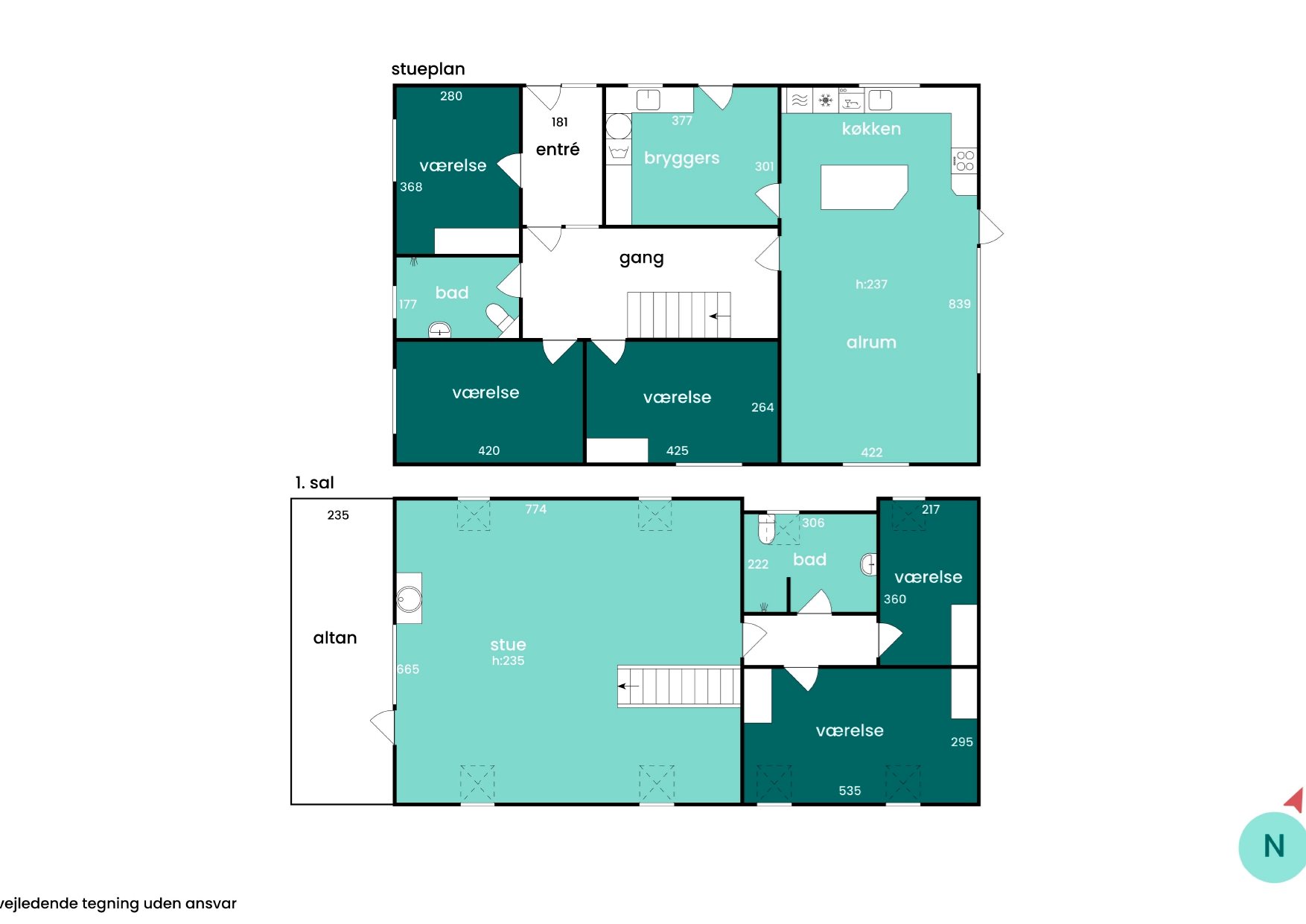 Plantegninger billede af Bøgevej 60, 5683 Haarby