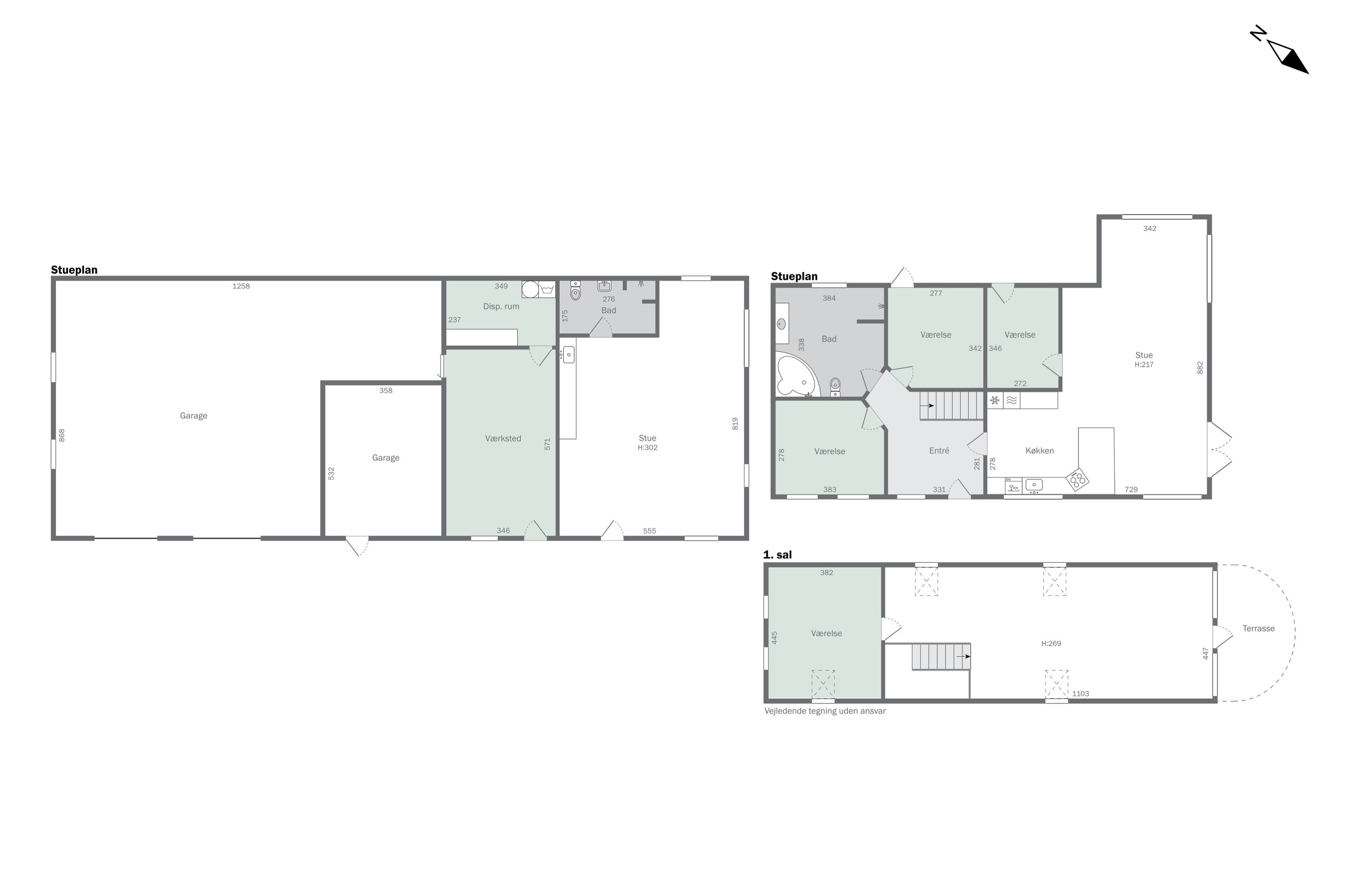 Plantegninger billede af Fruegårdsvej 7, Svankjær, 7755 Bedsted Thy