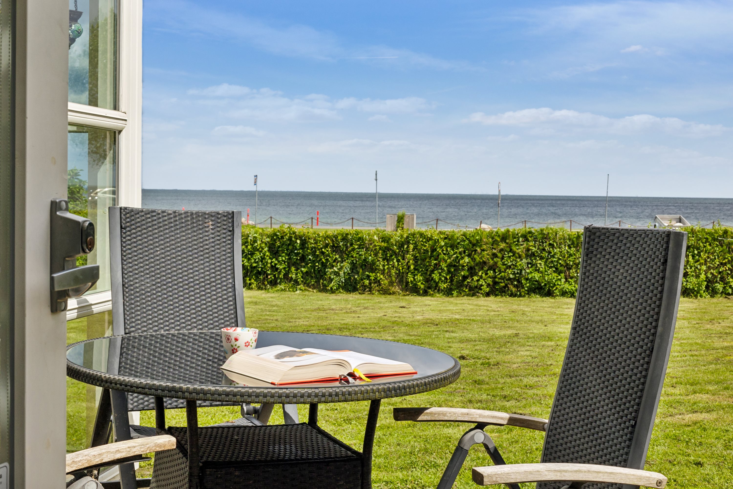 Fremhævet terrasse billede i fuldskærmstilstand. Billede af Brinken 191, 4671 Strøby