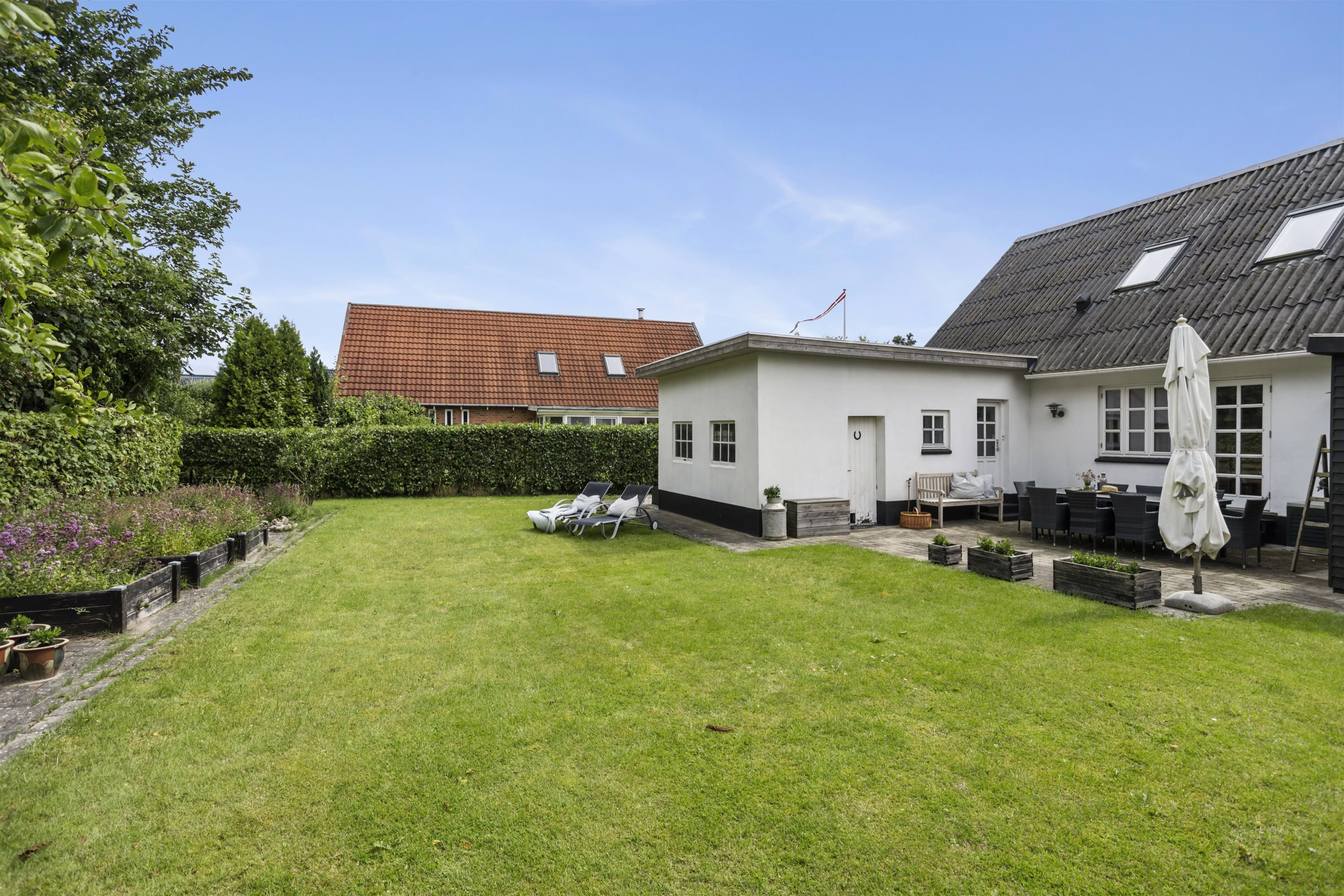 Fremhævet have billede i fuldskærmstilstand. Billede af Åhavevej 24, Voerså, 9300 Sæby