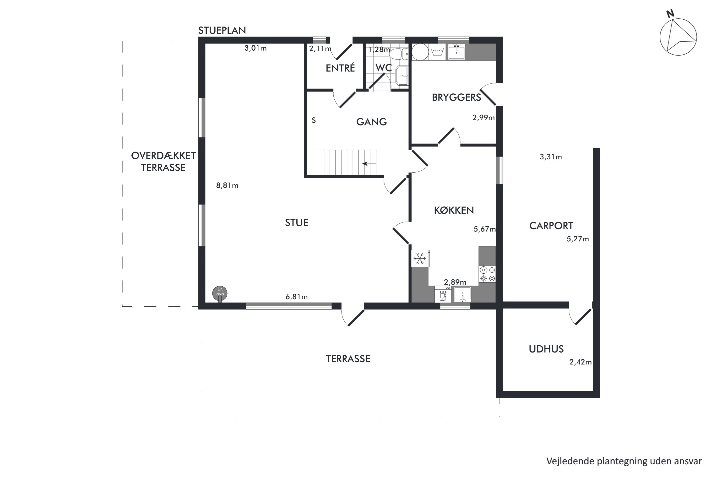 Plantegninger billede af Højvangen 38, 8800 Viborg