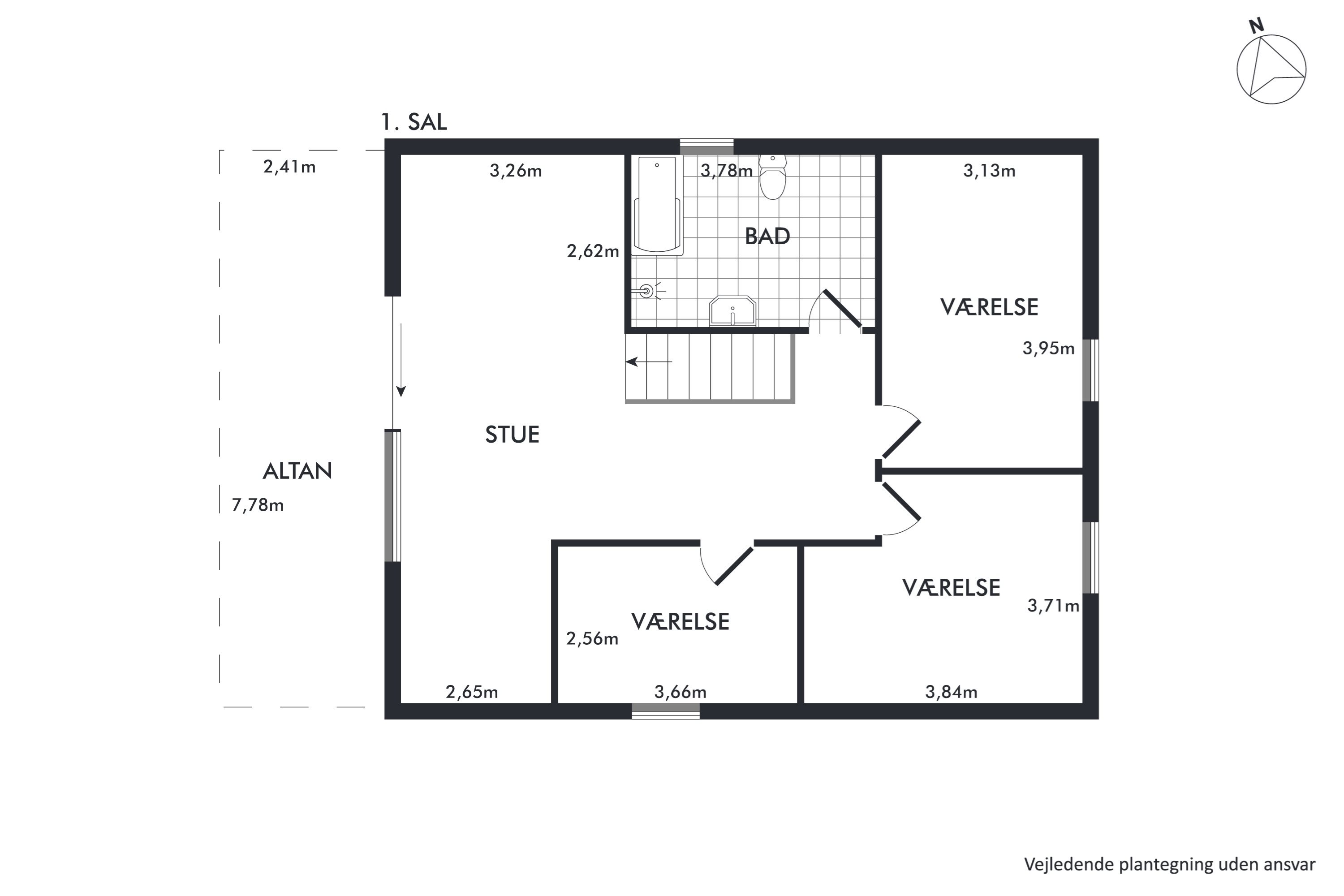 Plantegninger billede af Højvangen 38, 8800 Viborg