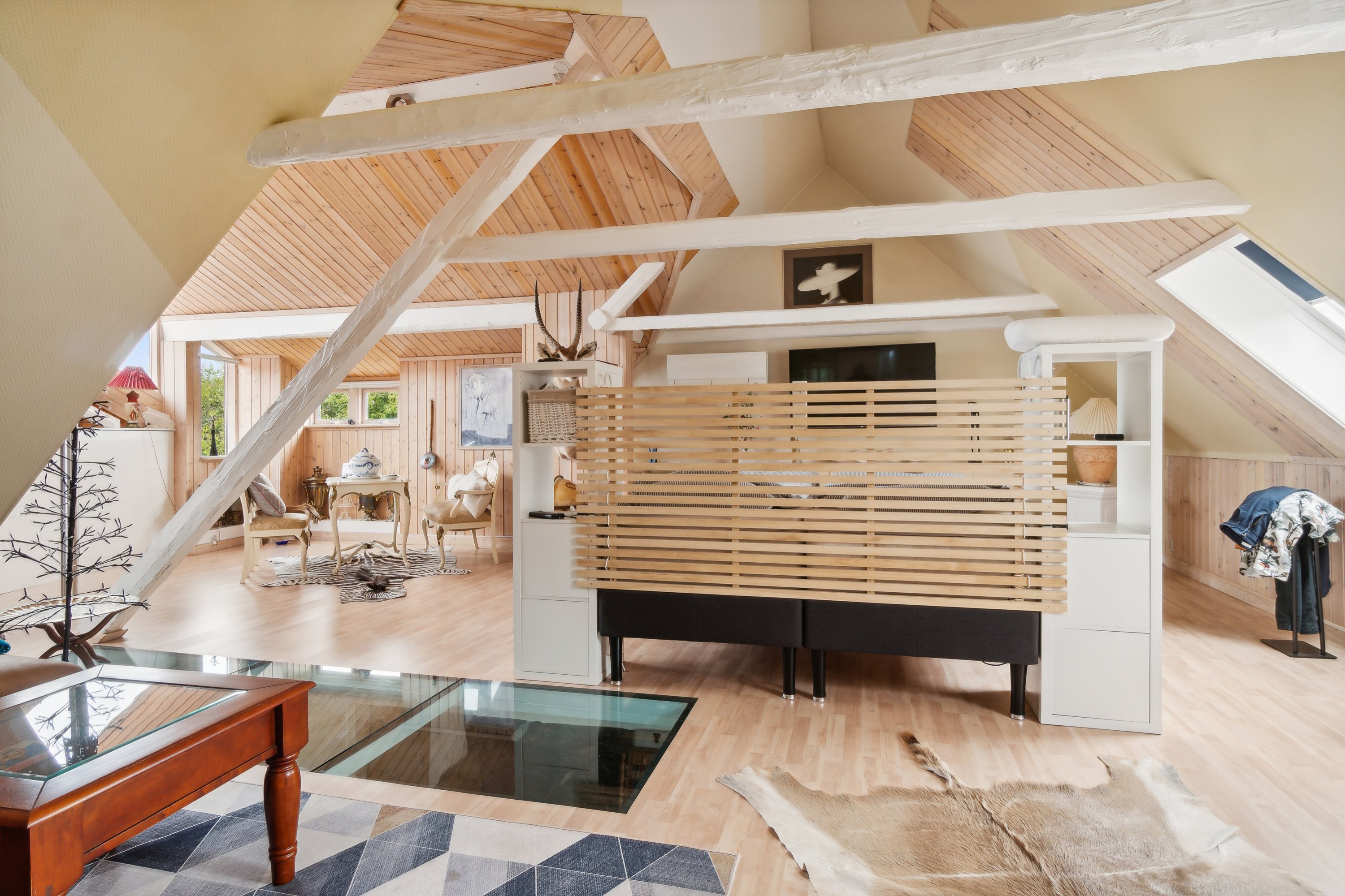 Fremhævet stue billede i fuldskærmstilstand. Billede af Oddenvej 148, Lumsås, 4500 Nykøbing Sj