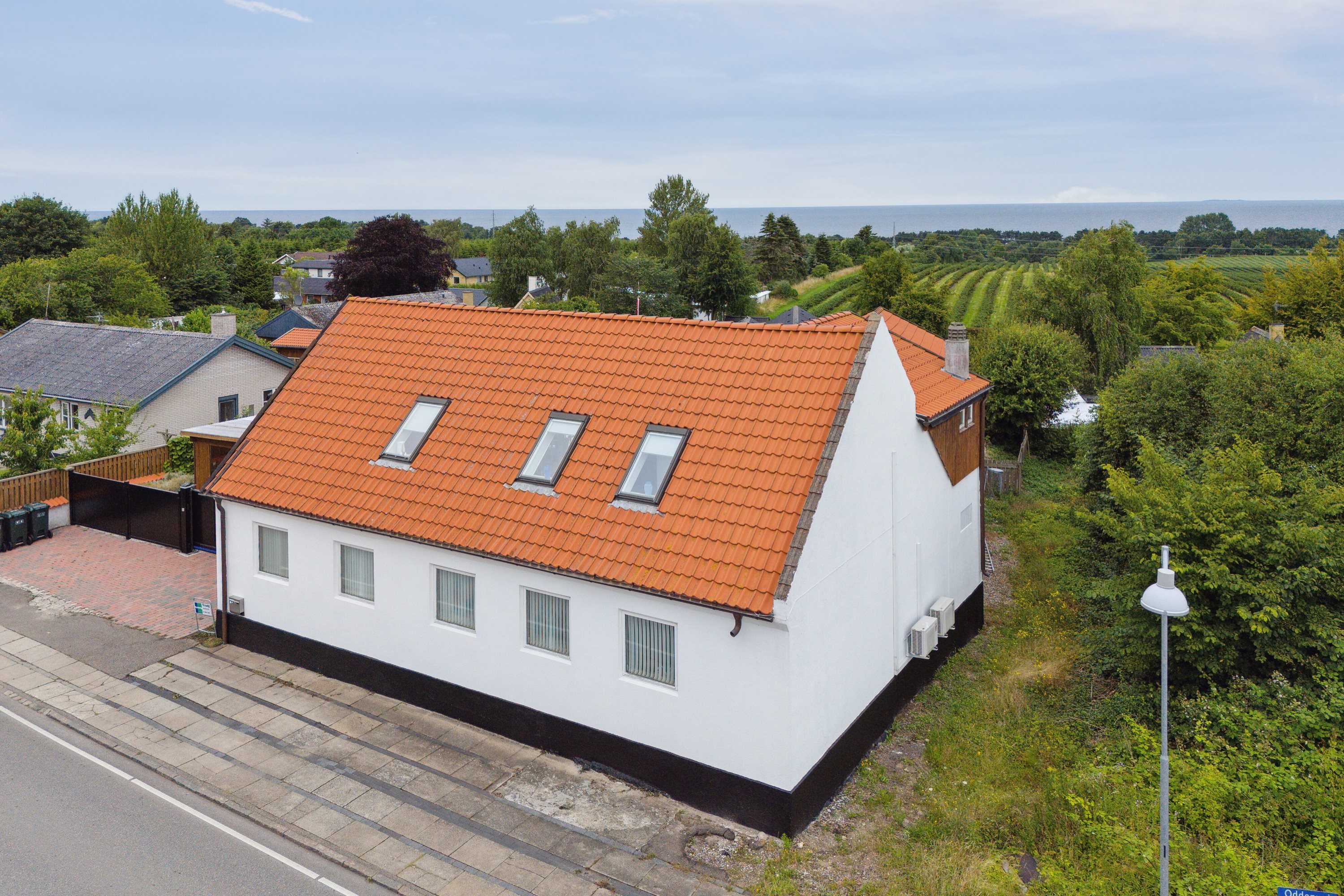 Fremhævet set fra vejen billede i fuldskærmstilstand. Billede af Oddenvej 148, Lumsås, 4500 Nykøbing Sj