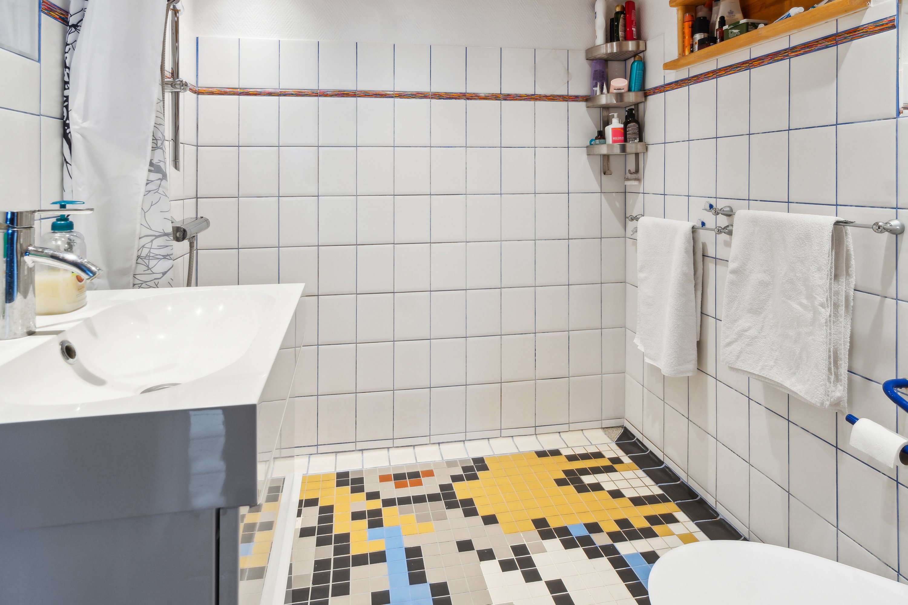 Fremhævet badeværelse billede i fuldskærmstilstand. Billede af Oddenvej 148, Lumsås, 4500 Nykøbing Sj