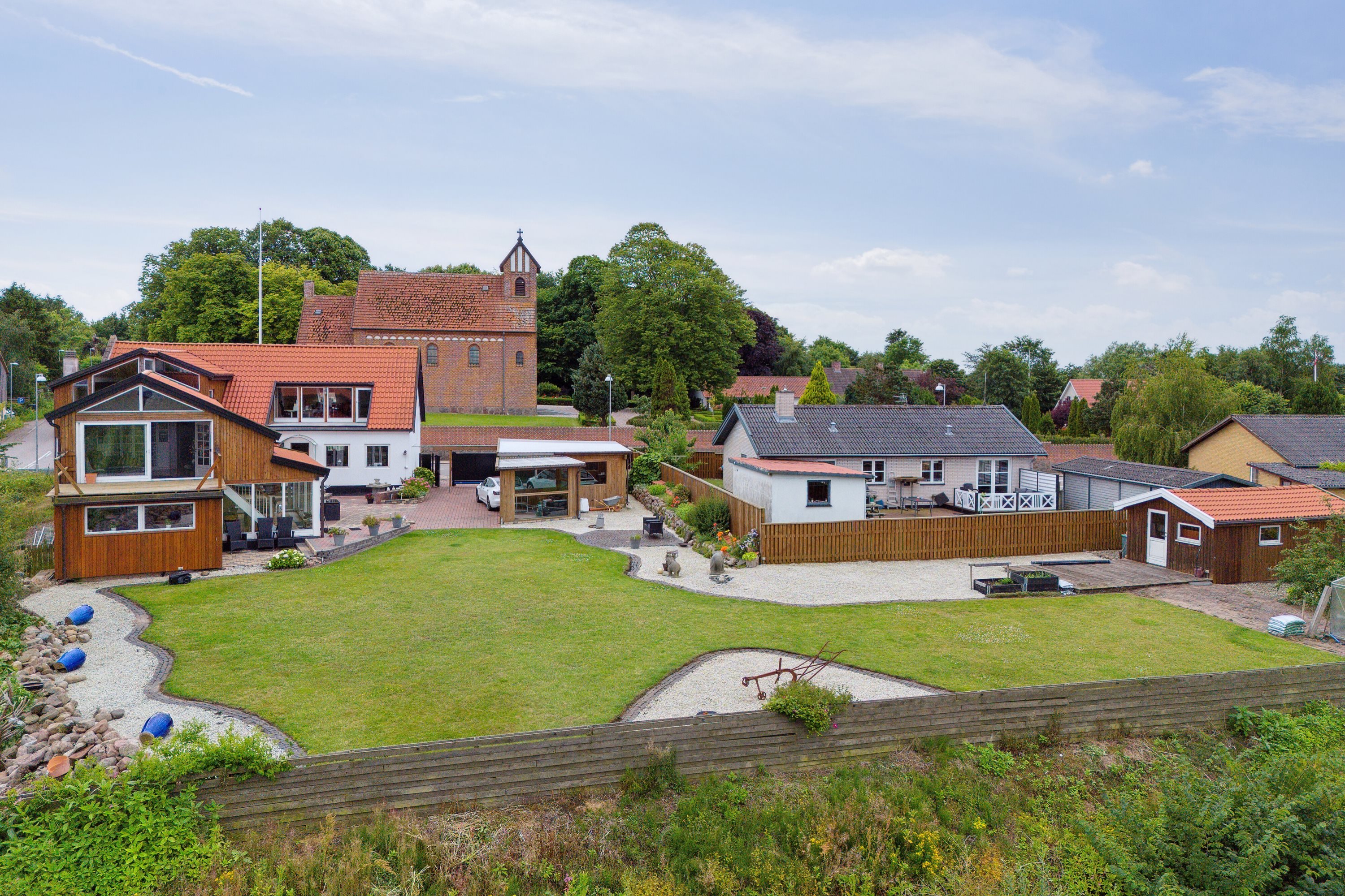 Fremhævet udsigt fra toppen billede i fuldskærmstilstand. Billede af Oddenvej 148, Lumsås, 4500 Nykøbing Sj