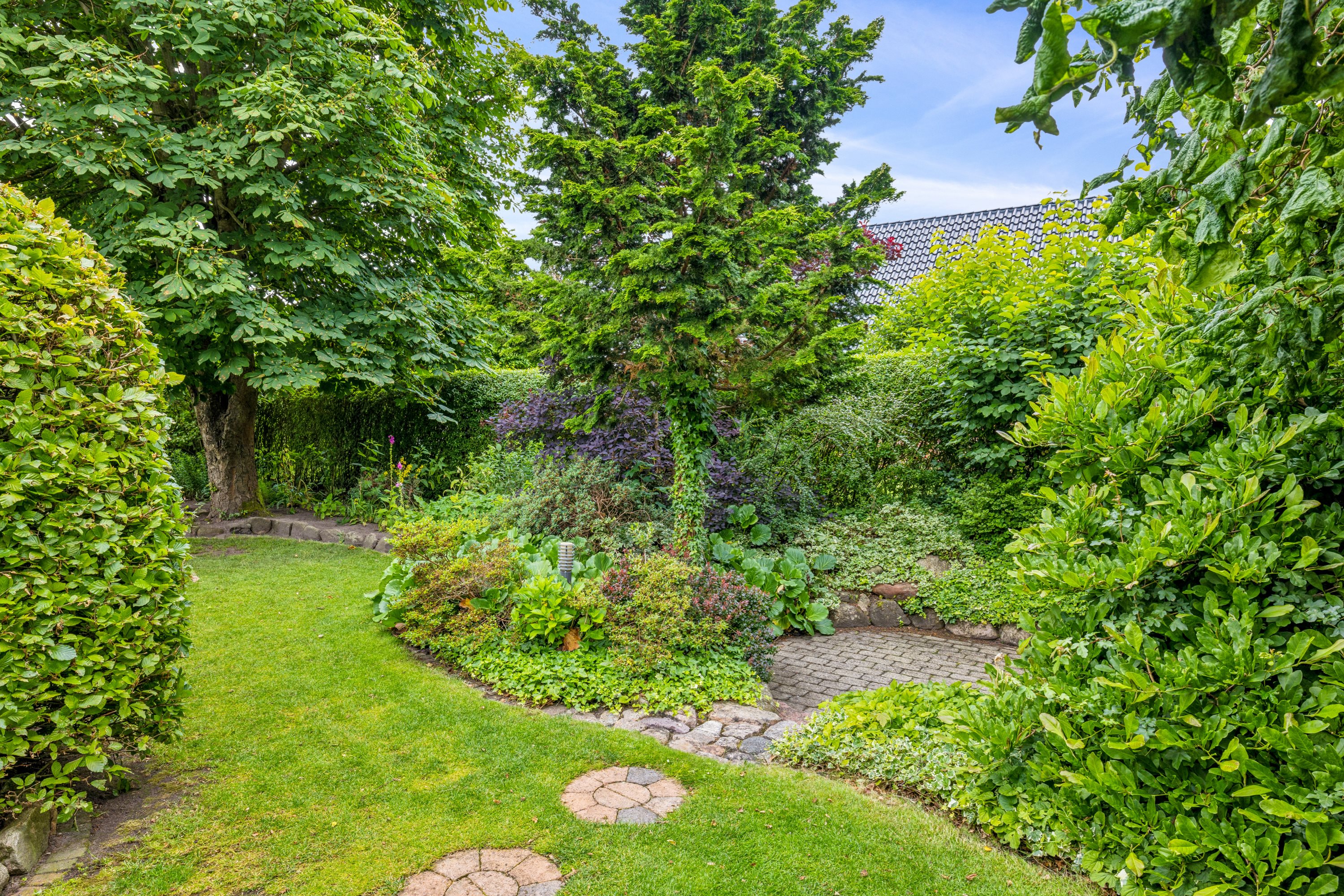 Fremhævet have billede i fuldskærmstilstand. Billede af Grubevej 14, Mønsted, 8800 Viborg