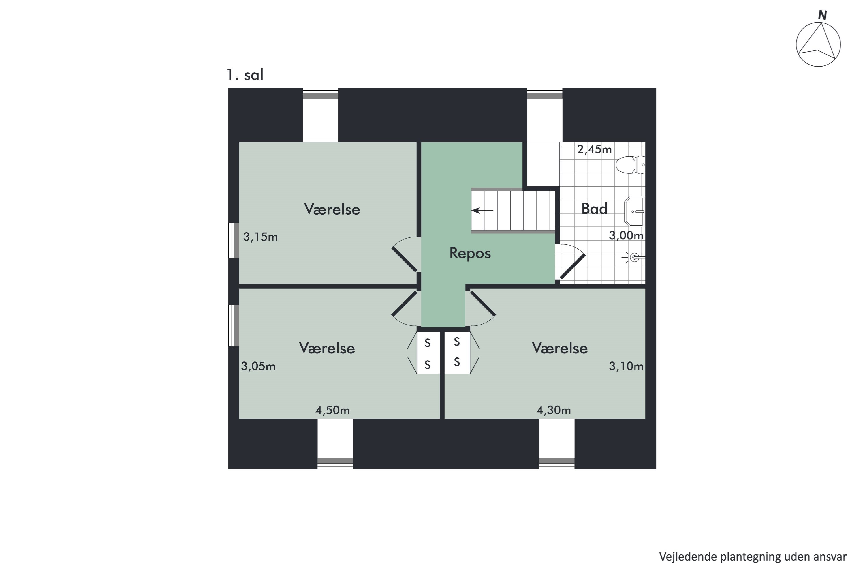 Plantegninger billede af Gugvej 203A, Gug, 9210 Aalborg SØ