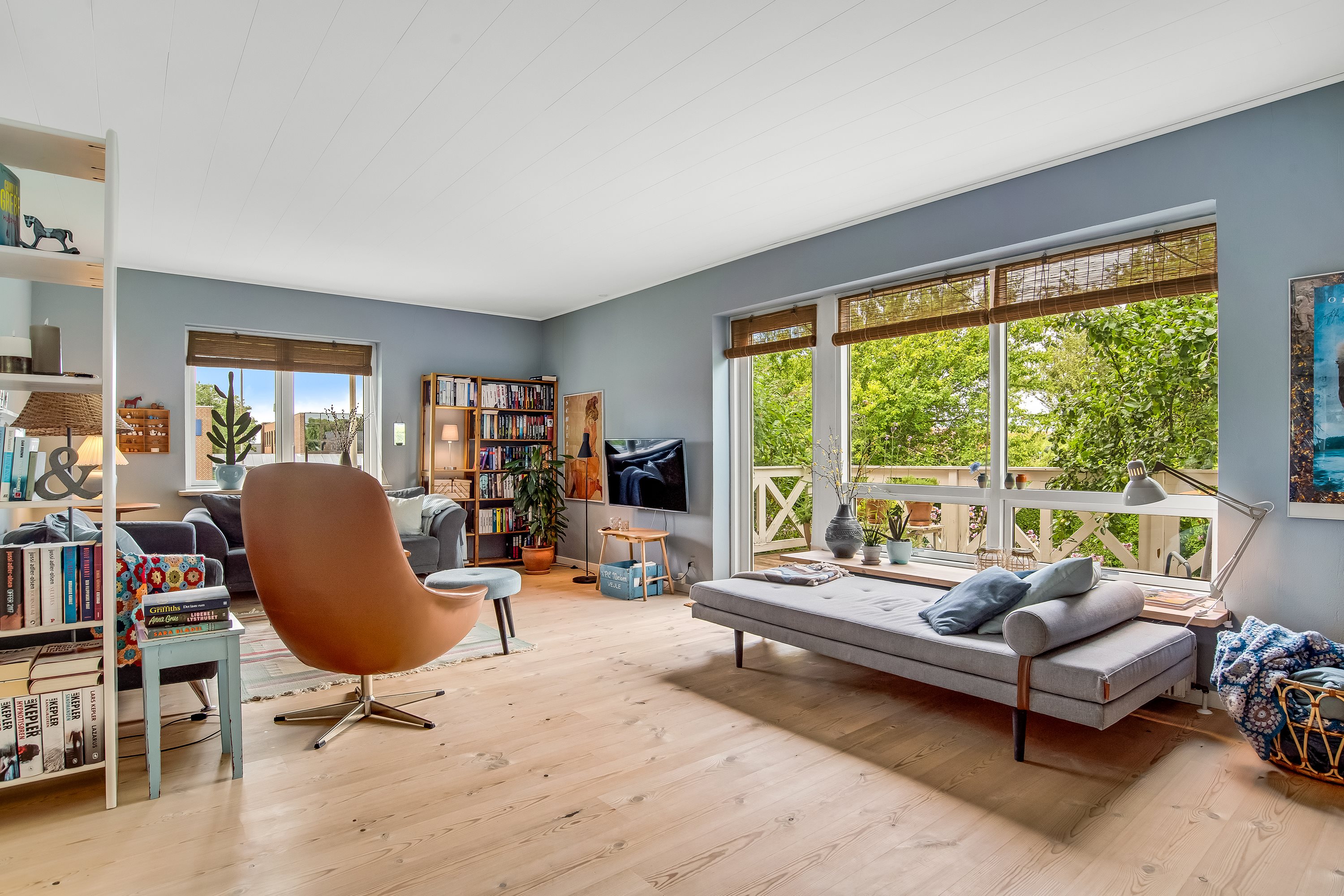 Fremhævet stue billede i fuldskærmstilstand. Billede af Fabersvej 96, 7500 Holstebro