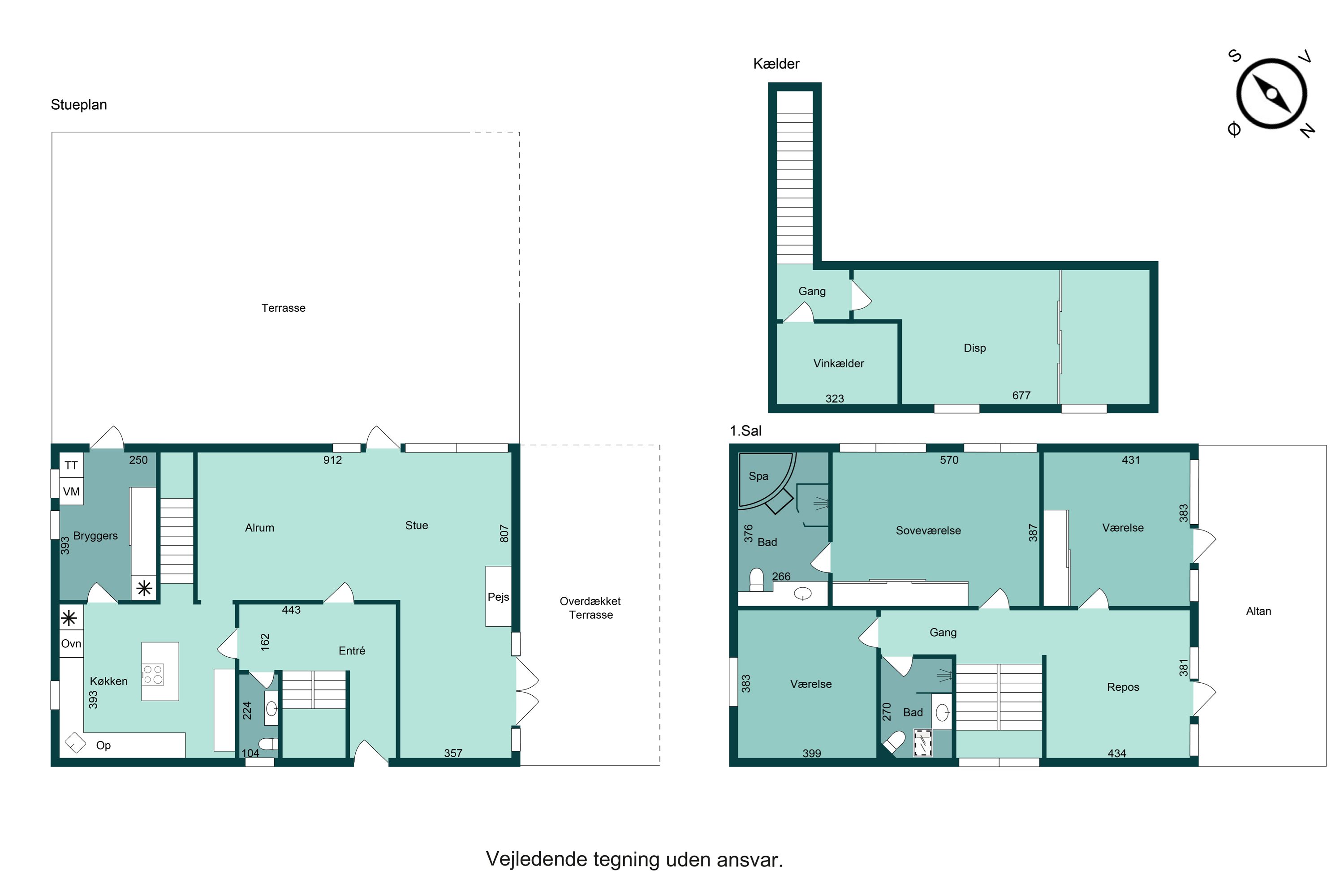 Plantegninger billede af Humlehave 4, 8700 Horsens