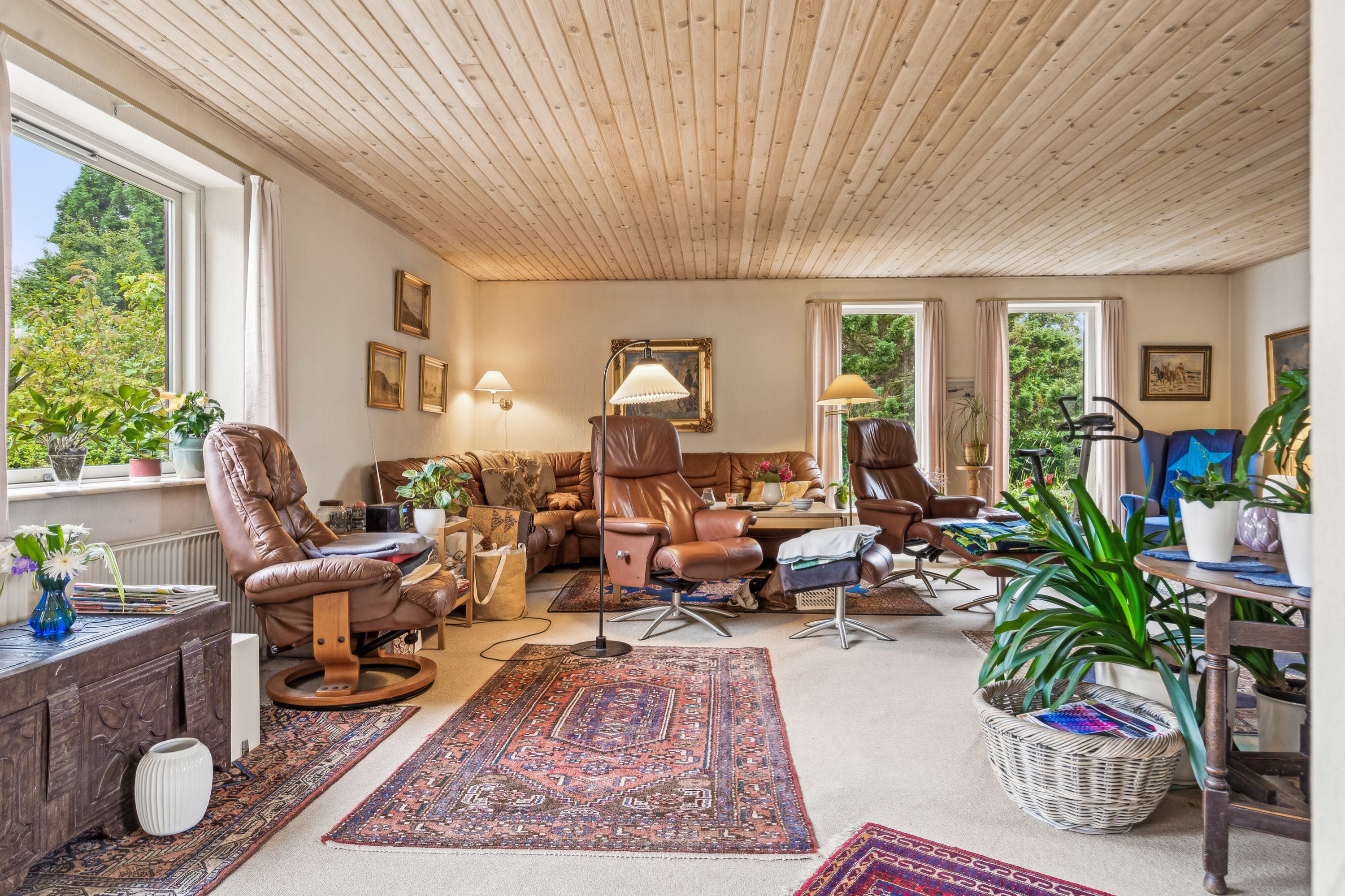 Fremhævet stue billede i fuldskærmstilstand. Billede af Remmerslundvej 14, 8722 Hedensted