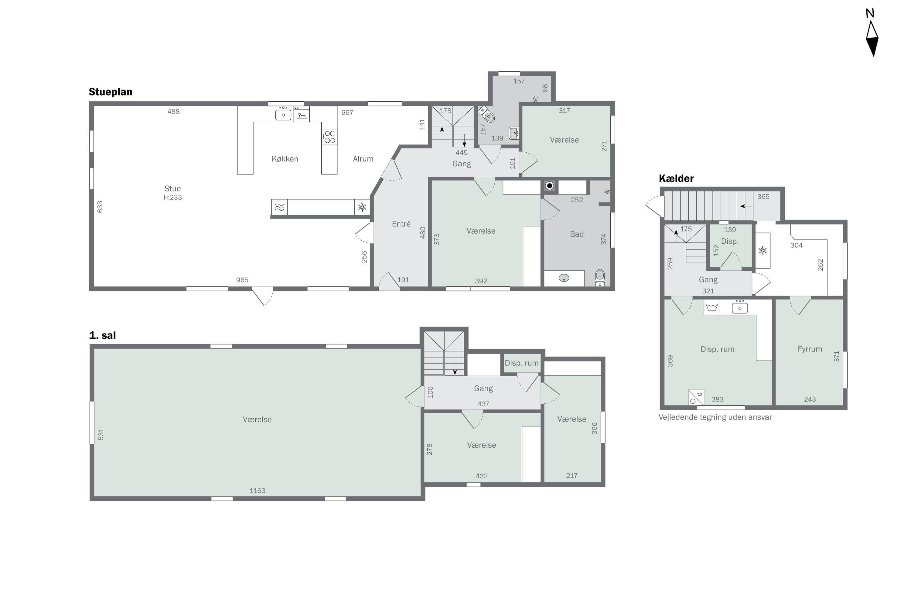 Plantegninger billede af Remmerslundvej 14, 8722 Hedensted