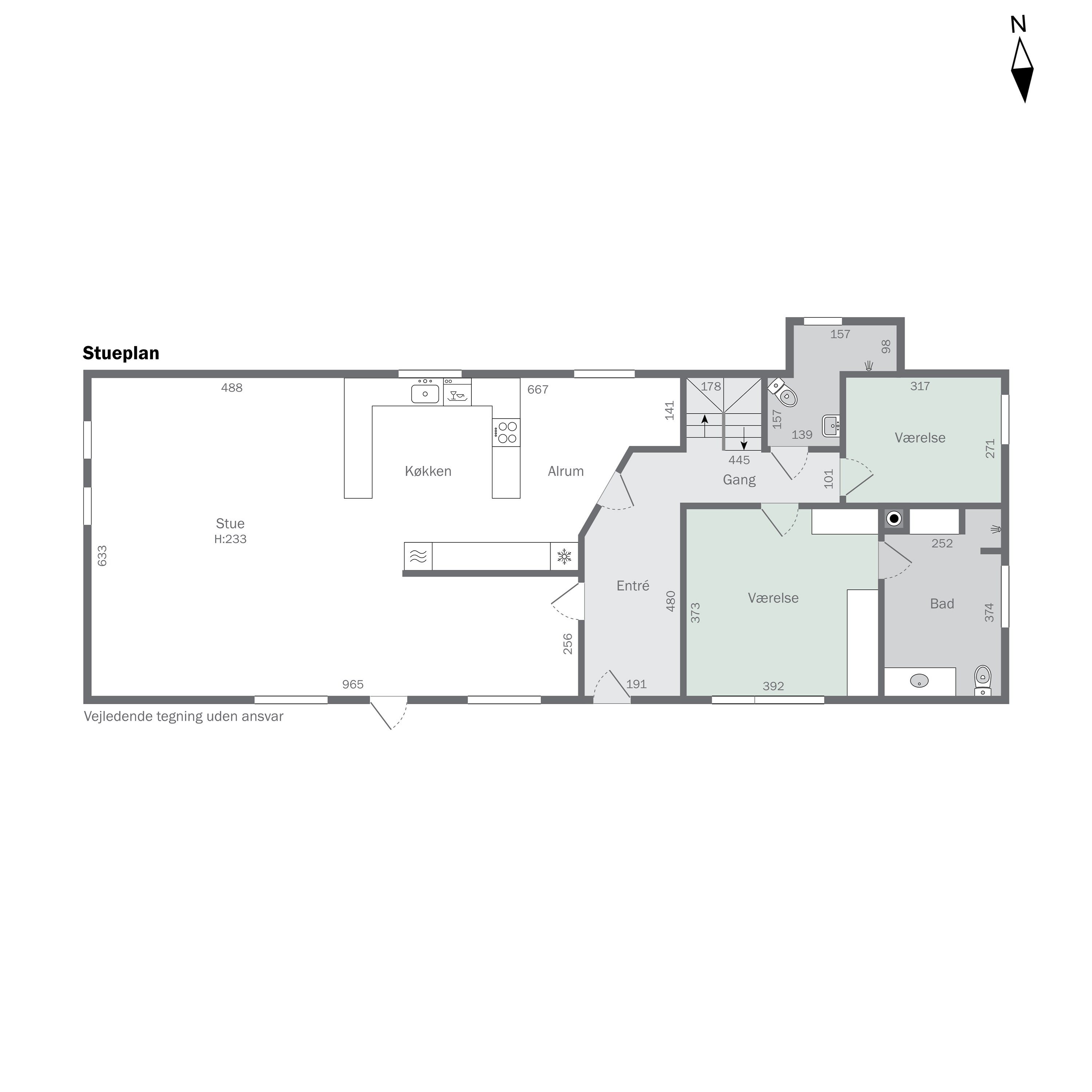 Plantegninger billede af Remmerslundvej 14, 8722 Hedensted
