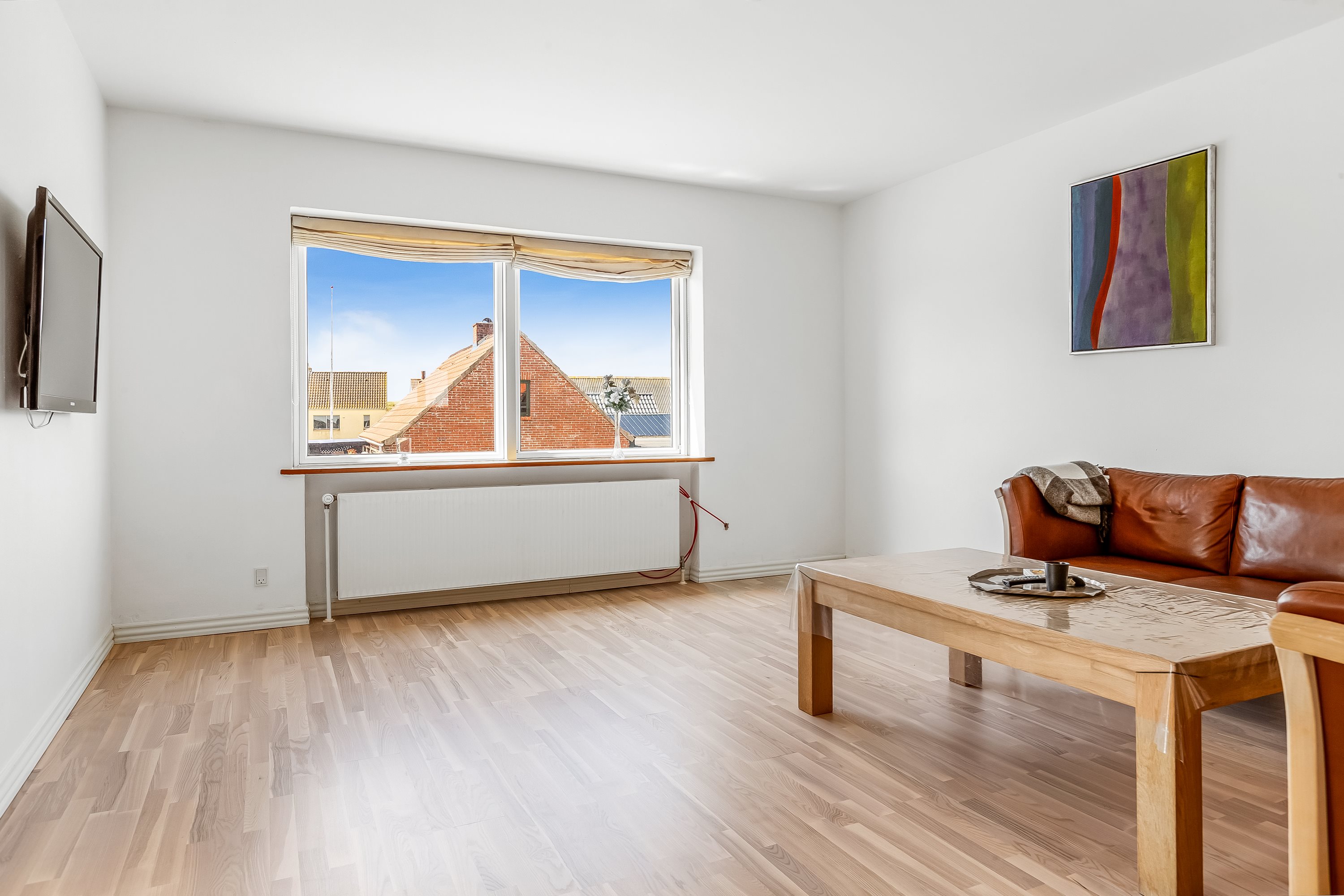 Fremhævet stue billede i fuldskærmstilstand. Billede af Vesterhavsgade 121, 7680 Thyborøn