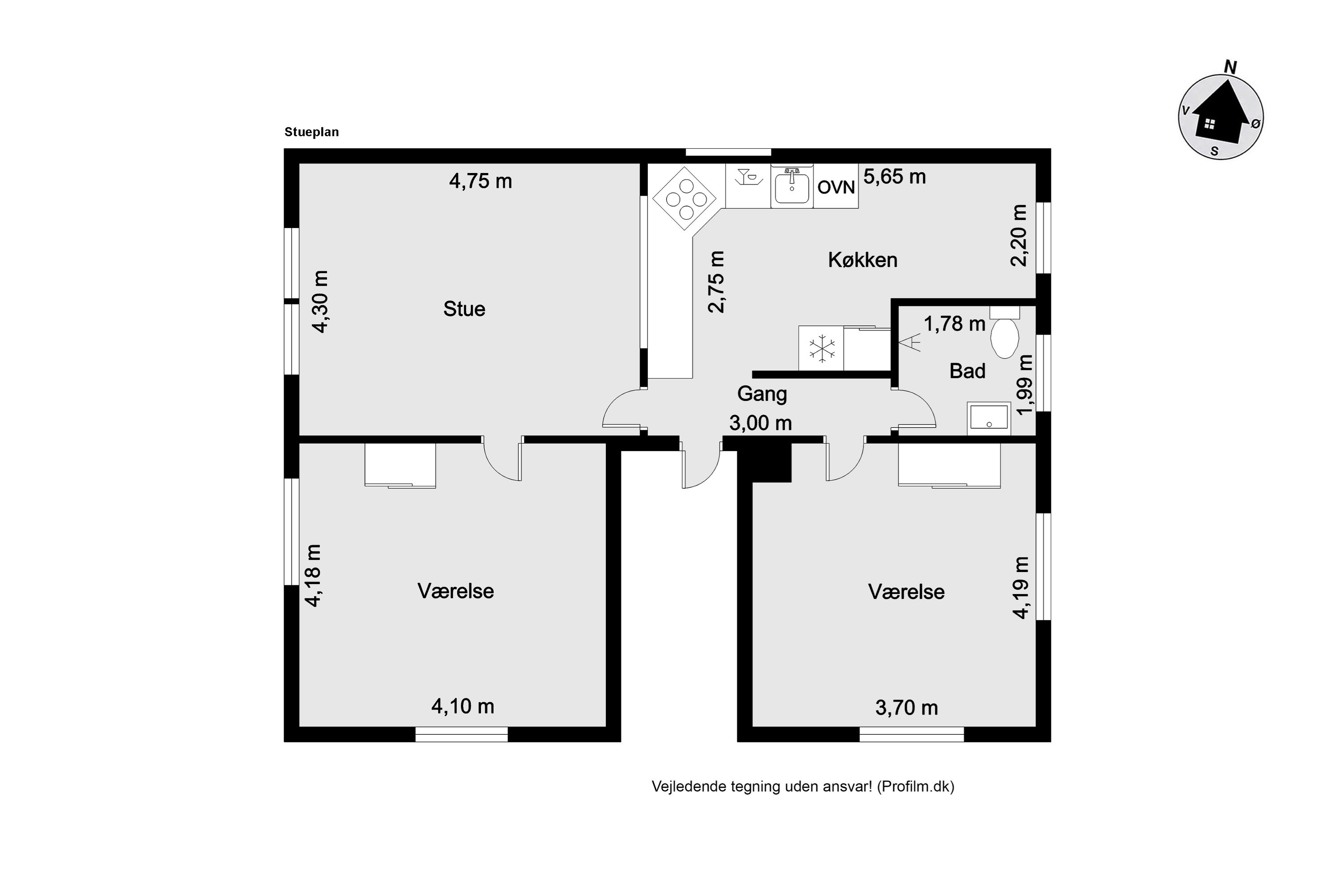 Plantegninger billede af Vesterhavsgade 121, 7680 Thyborøn