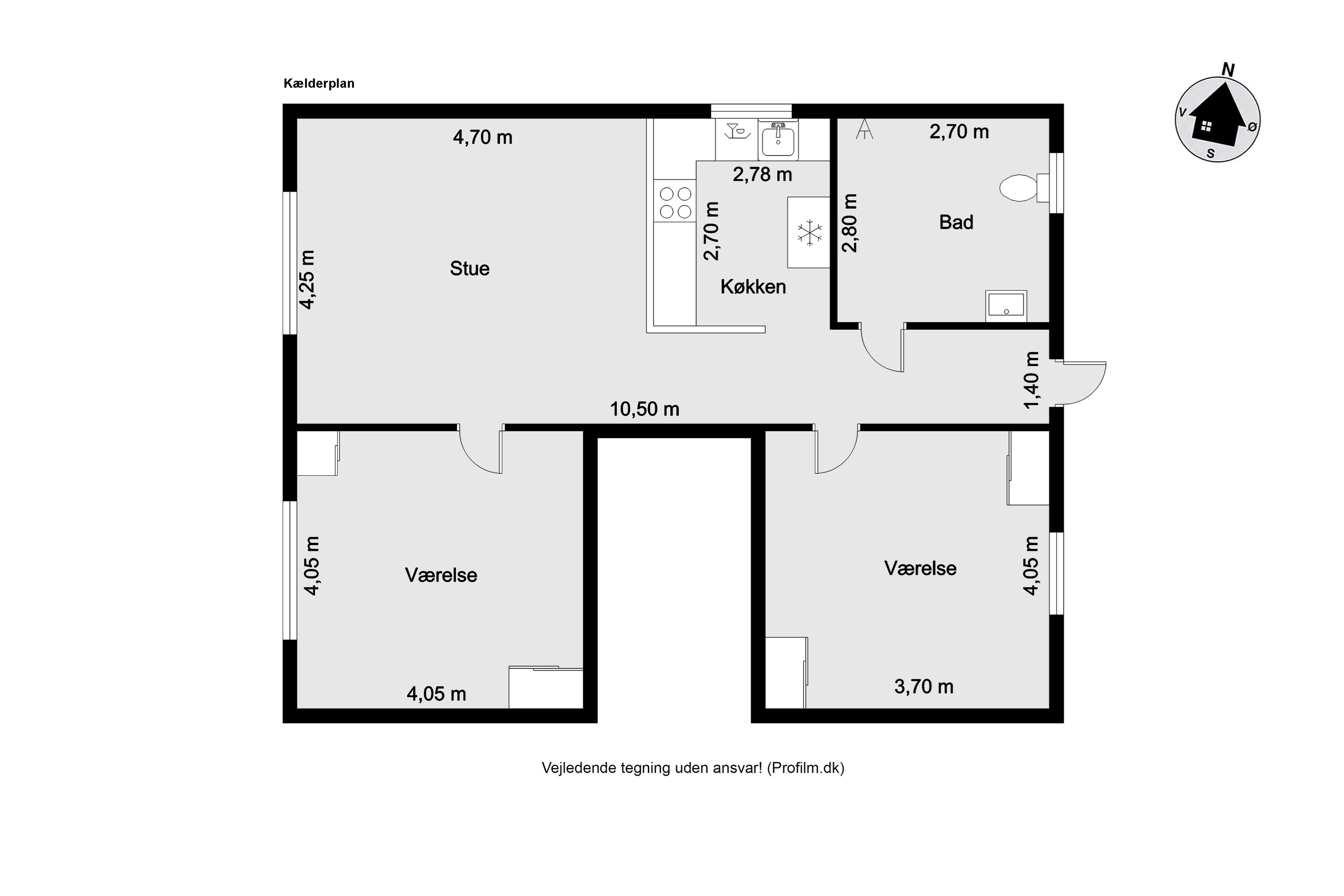Plantegninger billede af Vesterhavsgade 121, 7680 Thyborøn