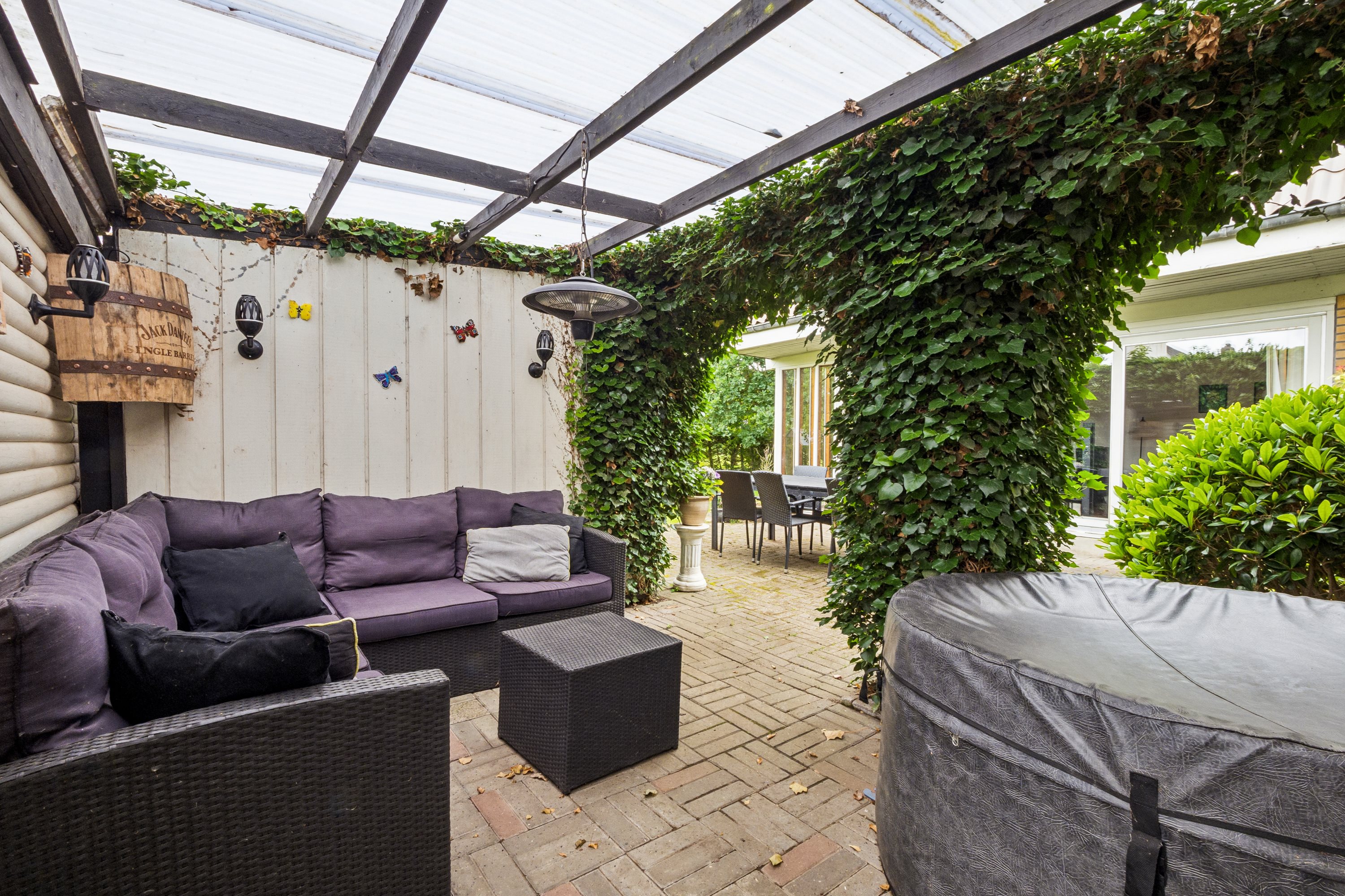 Fremhævet terrasse billede i fuldskærmstilstand. Billede af Agertoften 12, Vodstrup, 7900 Nykøbing M