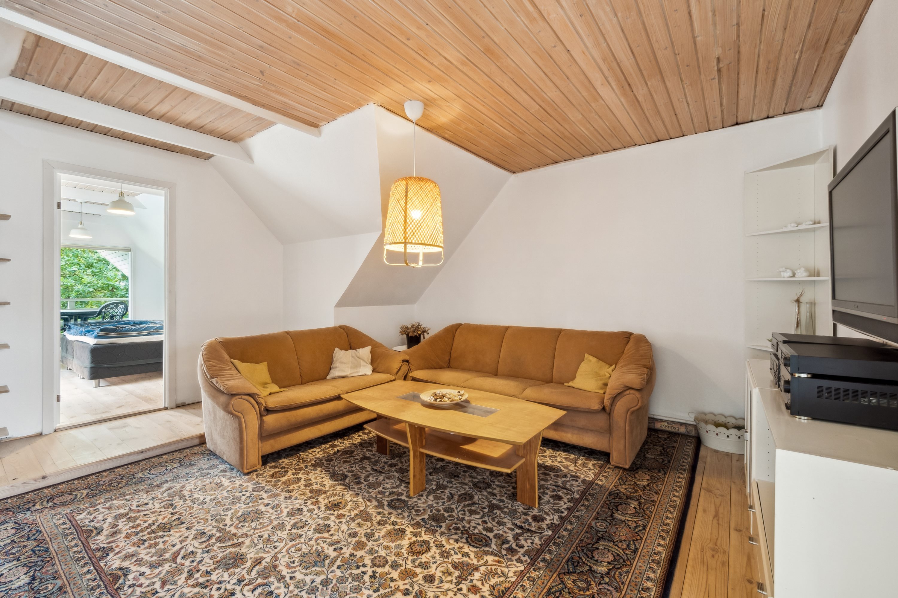 Fremhævet stue billede i fuldskærmstilstand. Billede af Agertoften 12, Vodstrup, 7900 Nykøbing M