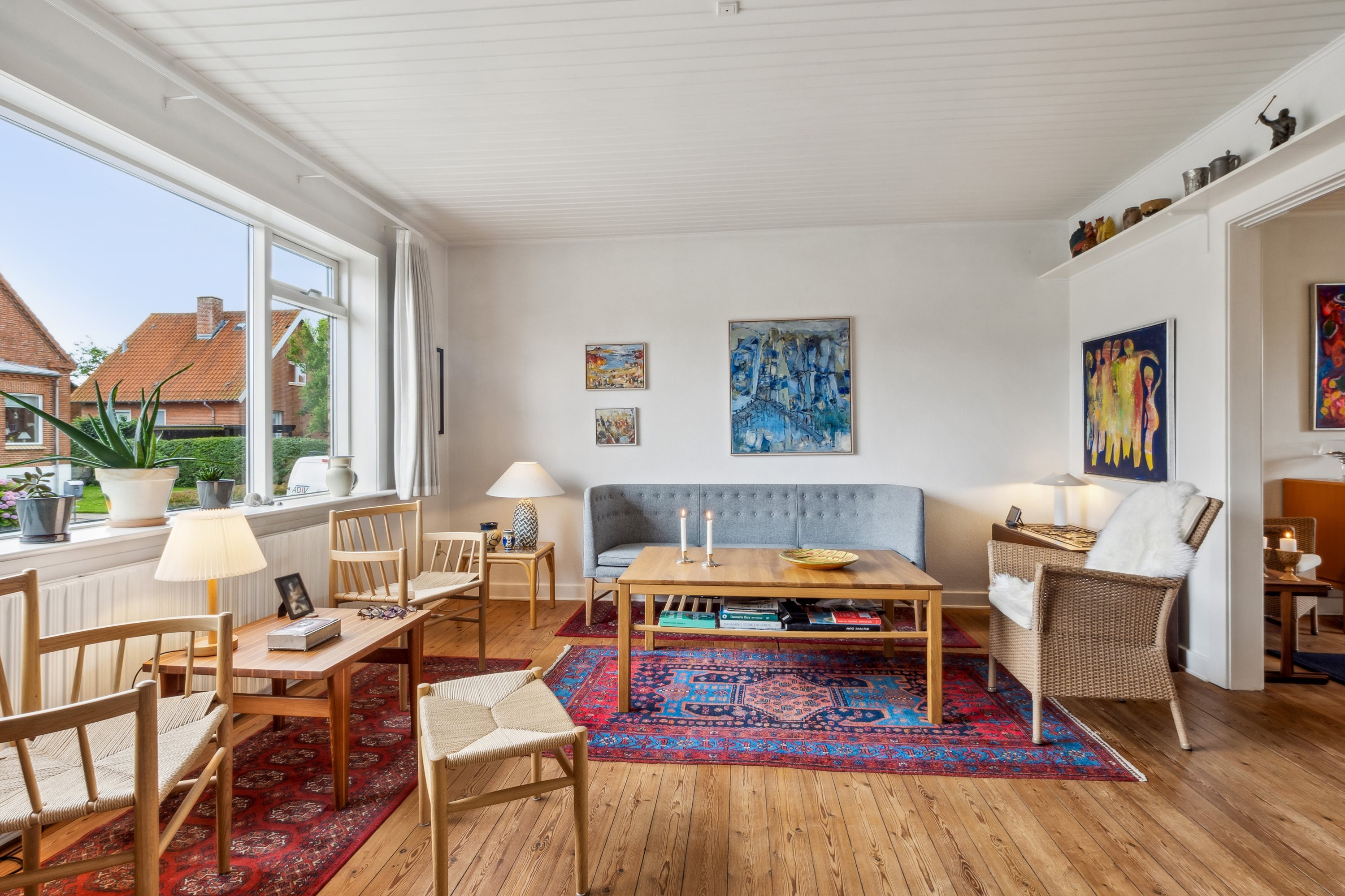 Fremhævet stue billede i fuldskærmstilstand. Billede af Tingvej 19, 7900 Nykøbing M