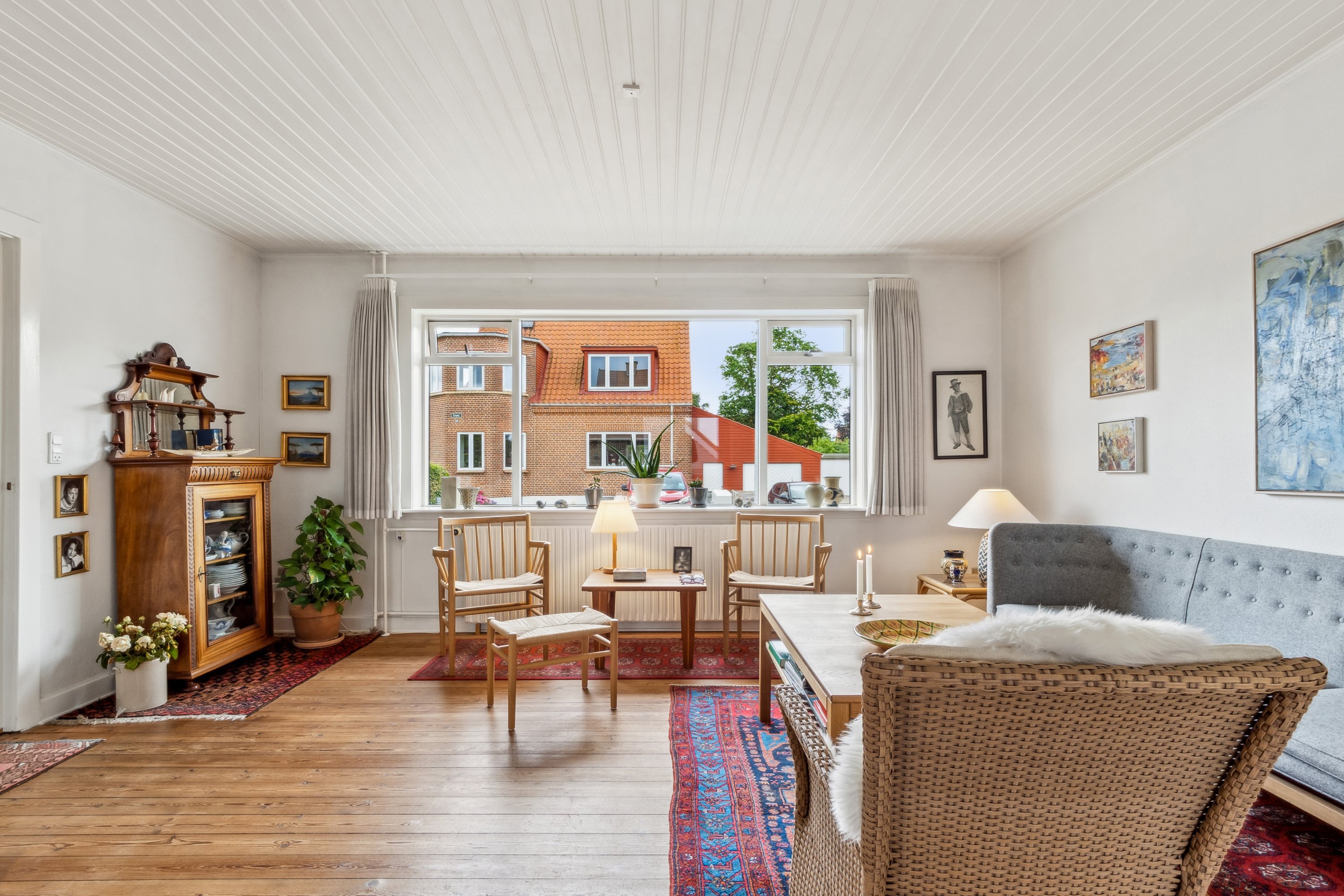 Fremhævet stue billede i fuldskærmstilstand. Billede af Tingvej 19, 7900 Nykøbing M