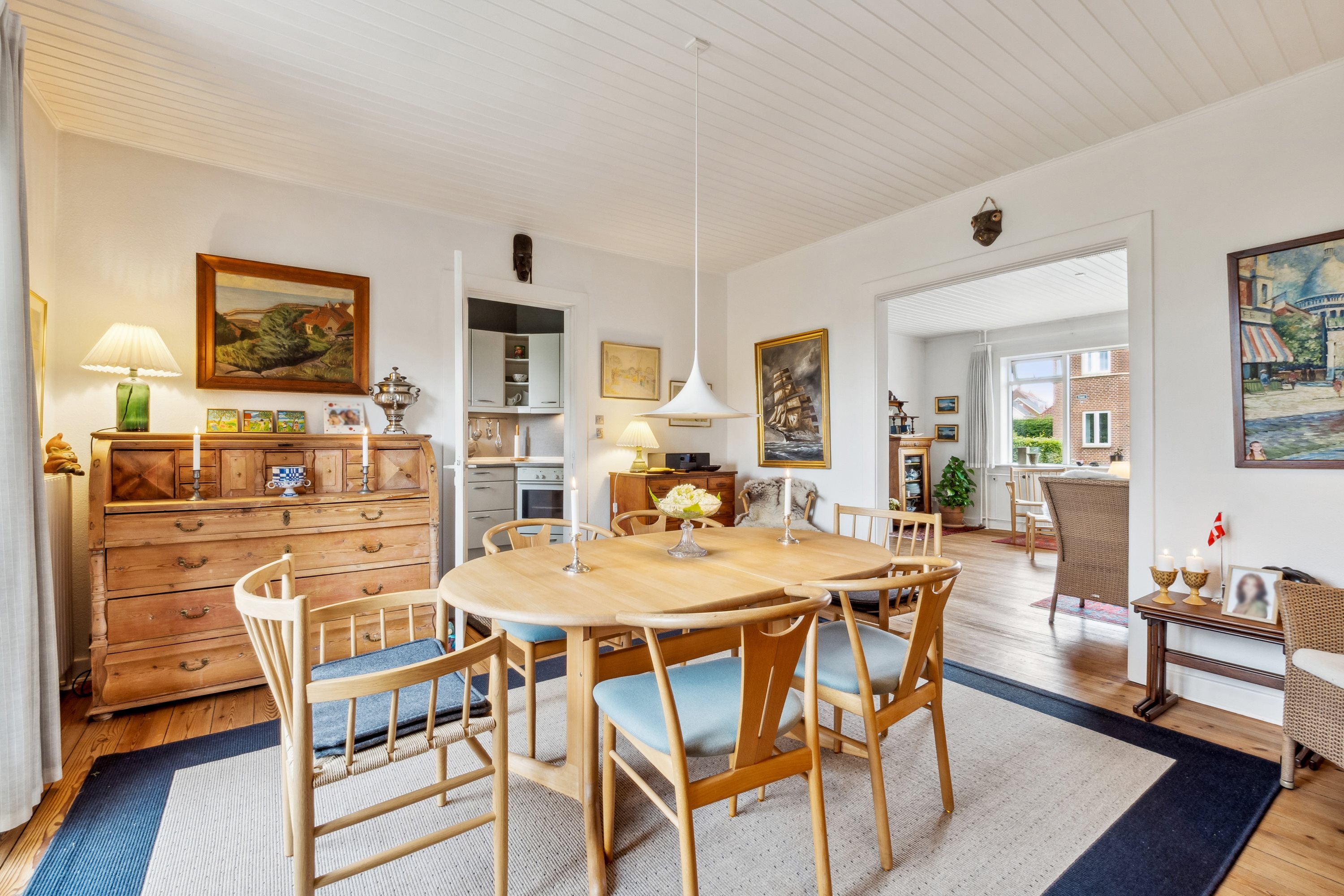 Fremhævet spisestue billede i fuldskærmstilstand. Billede af Tingvej 19, 7900 Nykøbing M