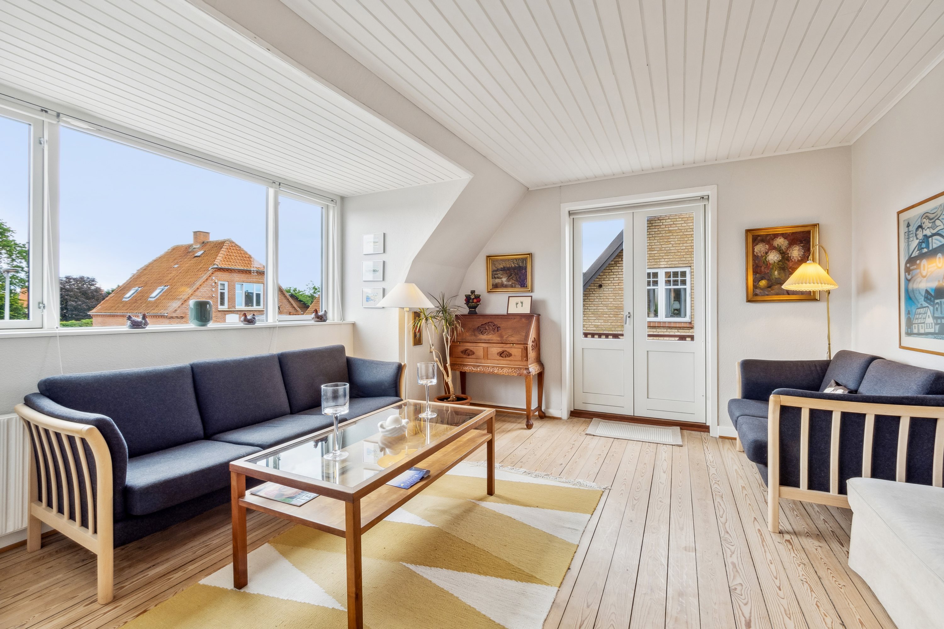 Fremhævet stue billede i fuldskærmstilstand. Billede af Tingvej 19, 7900 Nykøbing M