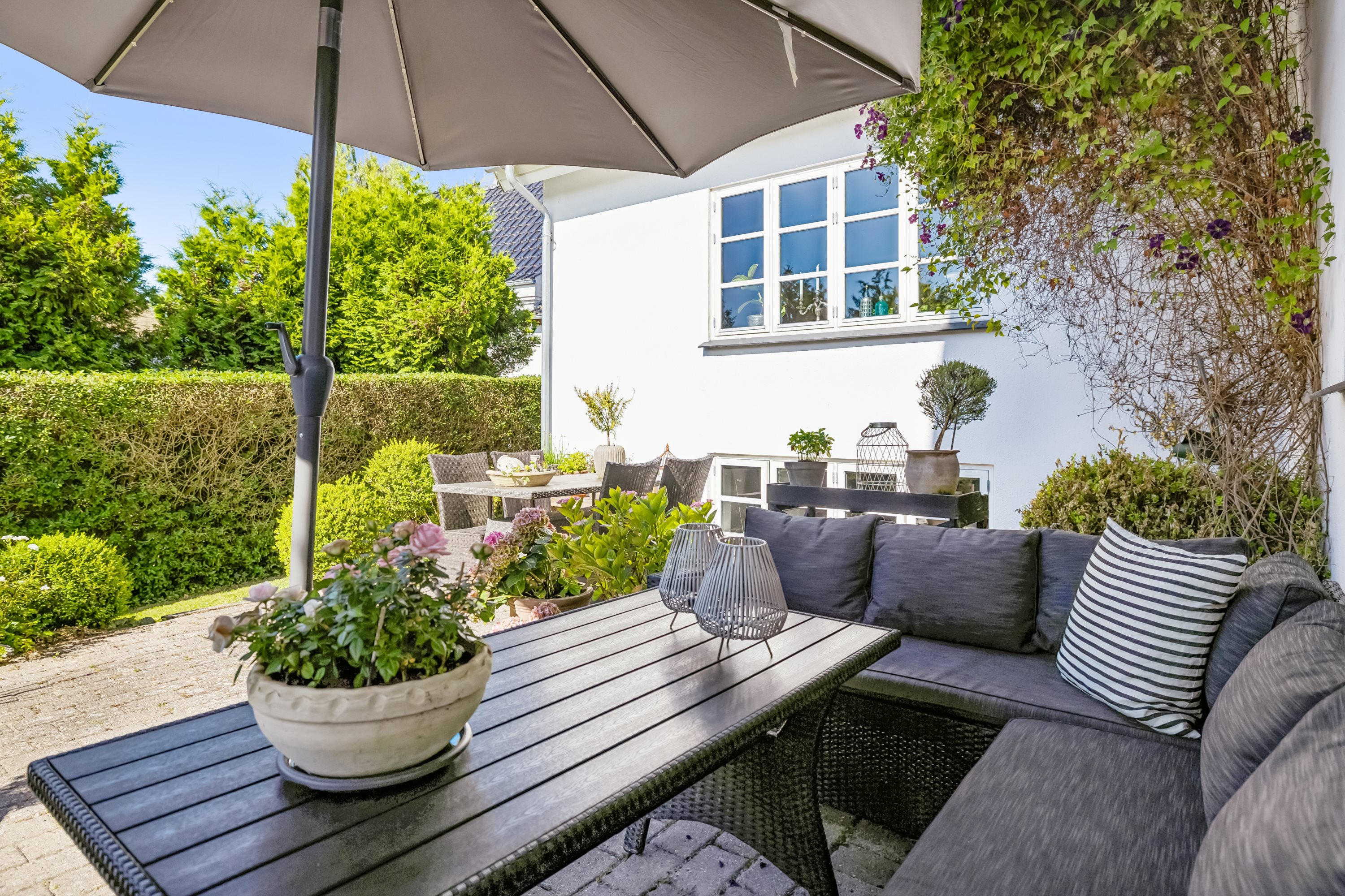 Fremhævet terrasse billede i fuldskærmstilstand. Billede af Teglværksvej 7, 5600 Faaborg