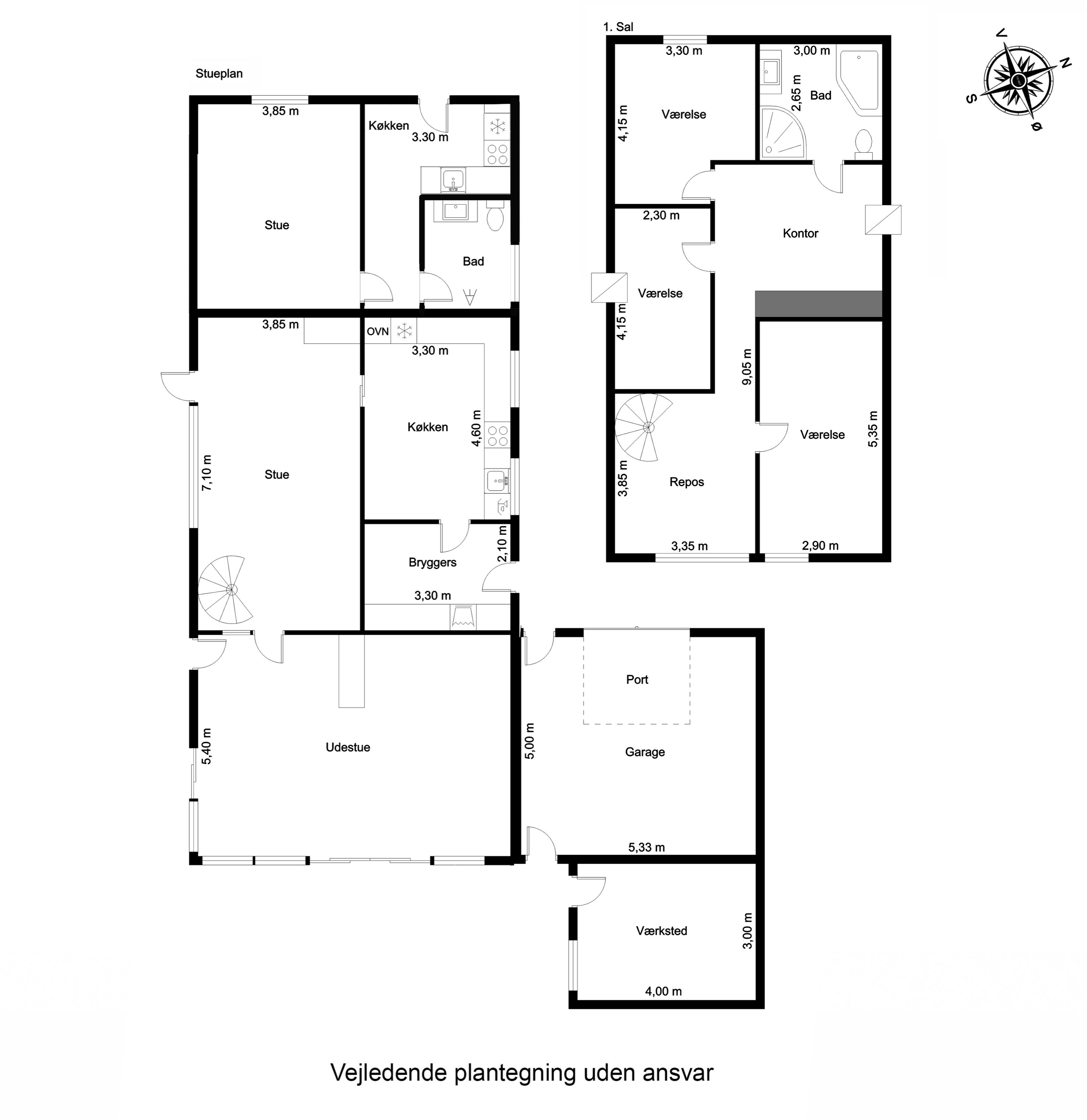 Plantegninger billede af Stentevangen 9, Korup, 5210 Odense NV