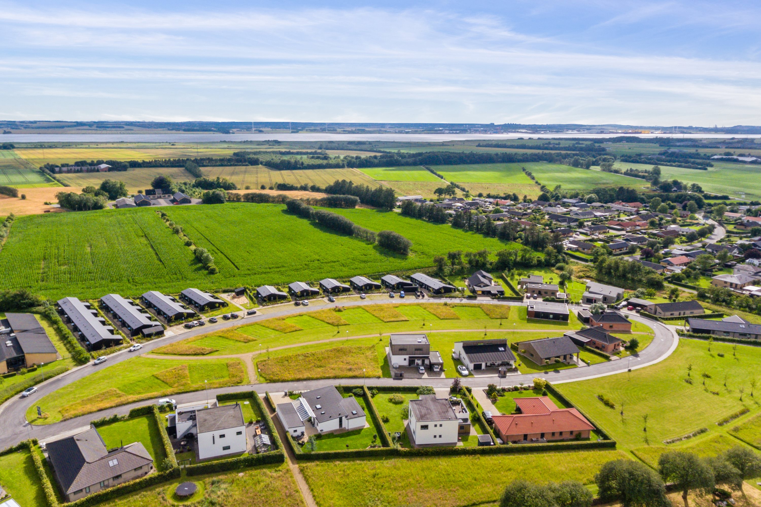 Fremhævet luftfoto billede i fuldskærmstilstand. Billede af Nåleøjet 37, Vester Hassing, 9310 Vodskov