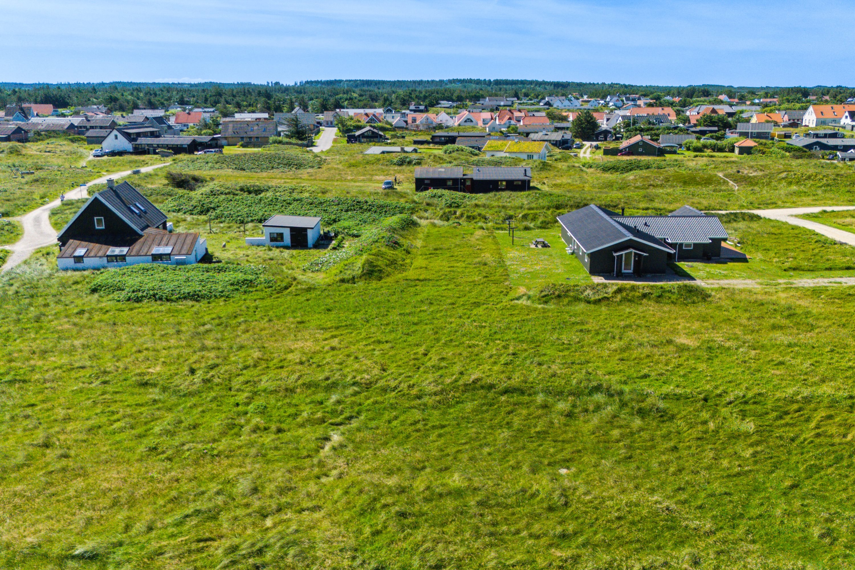 Fremhævet luftfoto billede i fuldskærmstilstand. Billede af P. Madsens Gang 27, Klitmøller, 7700 Thisted